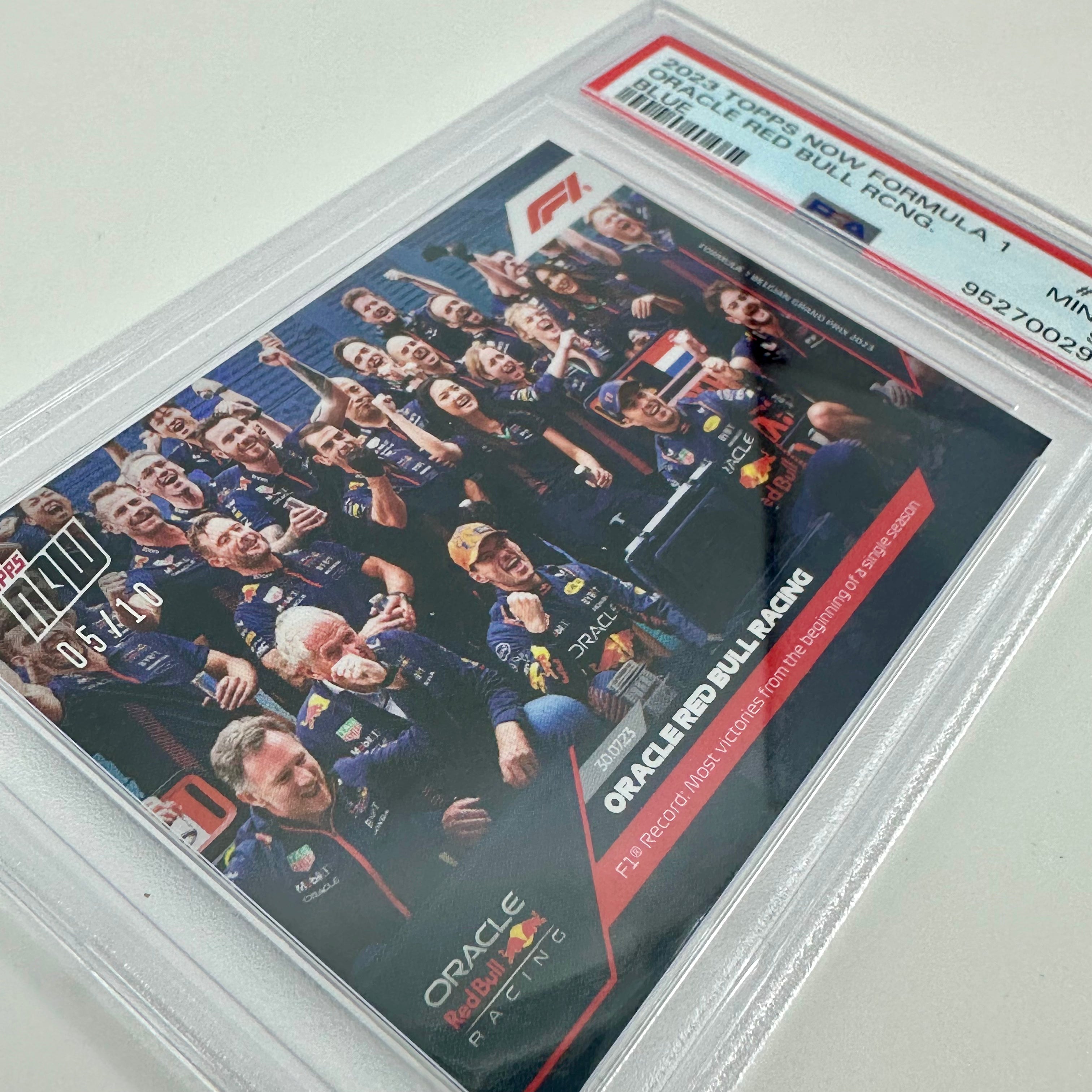 PSA 9 Graded 2005 Topps Max Verstappen #37 Blue Rookie Card - Perfect for F1 Collectors, Sports Memorabilia Displays, and Investment Portfolios