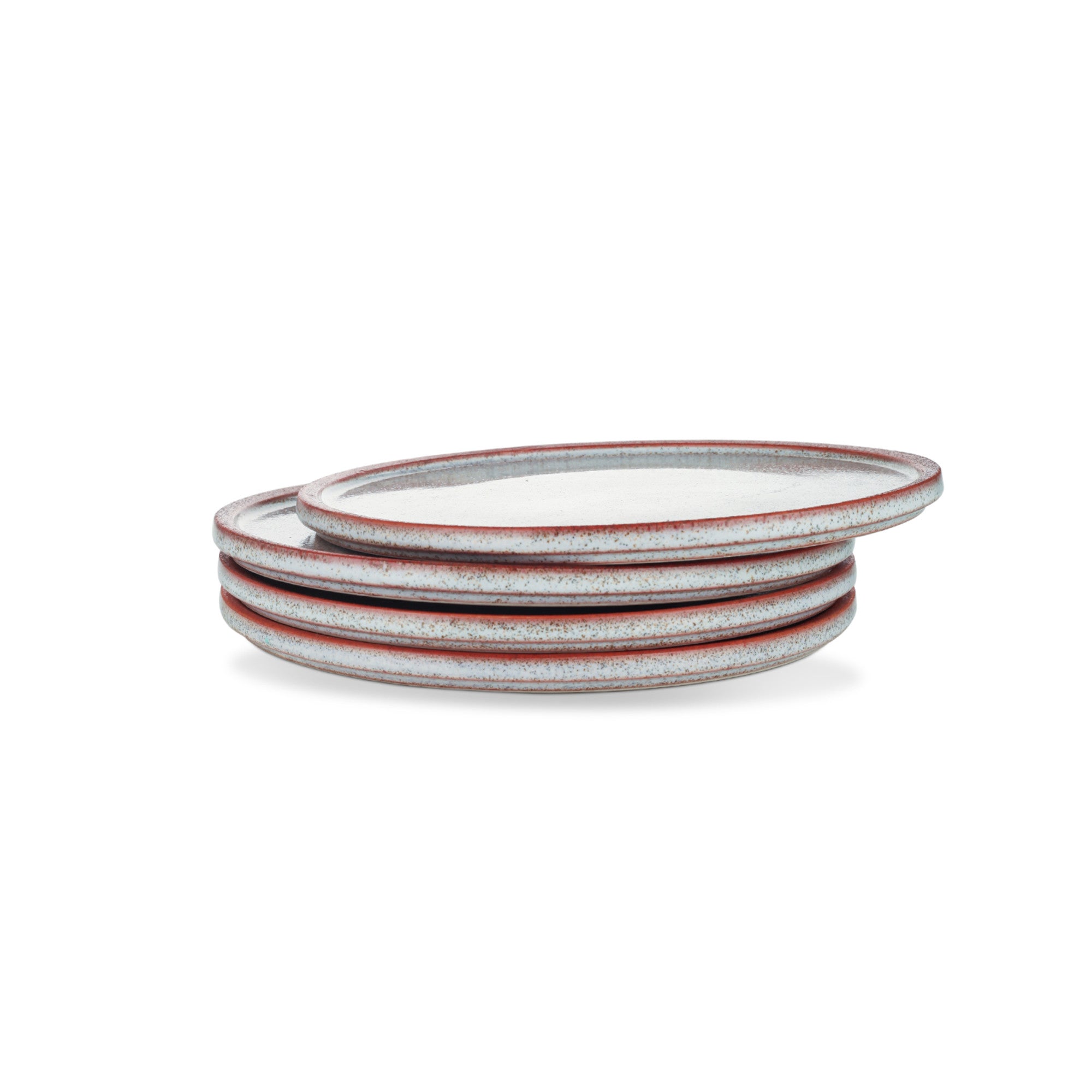 Vince Stoneware Salad Plate - Red | Durable Ceramic Dinner Plate for Salads, Appetizers & Desserts | Perfect for Everyday Dining, Entertaining & Restaurant Use