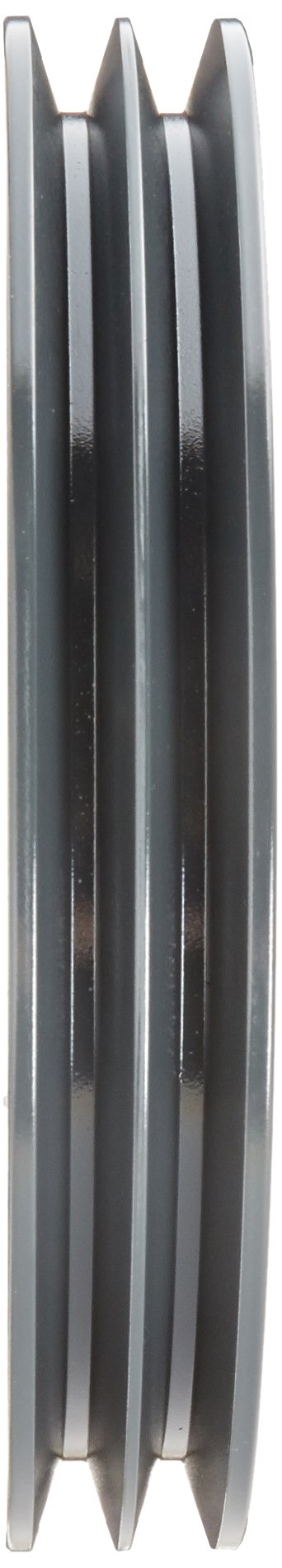 2B5V110 Split Taper Sheave - Cast Iron 2 Groove Pulley for A/B/5V Belts with B Bushing | Industrial Machinery, HVAC Systems & Power Transmission Equipment