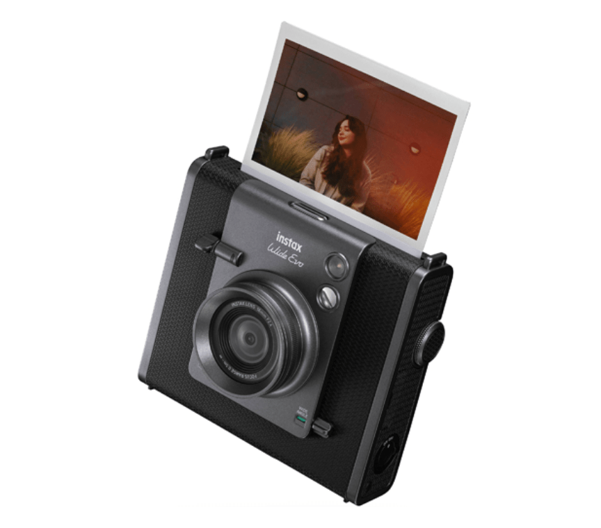 Fujifilm Instax Wide EVO Hybrid Instant Film Camera - Print Digital & Instant Photos - Perfect for Travel, Parties, Weddings & DIY Scrapbooking