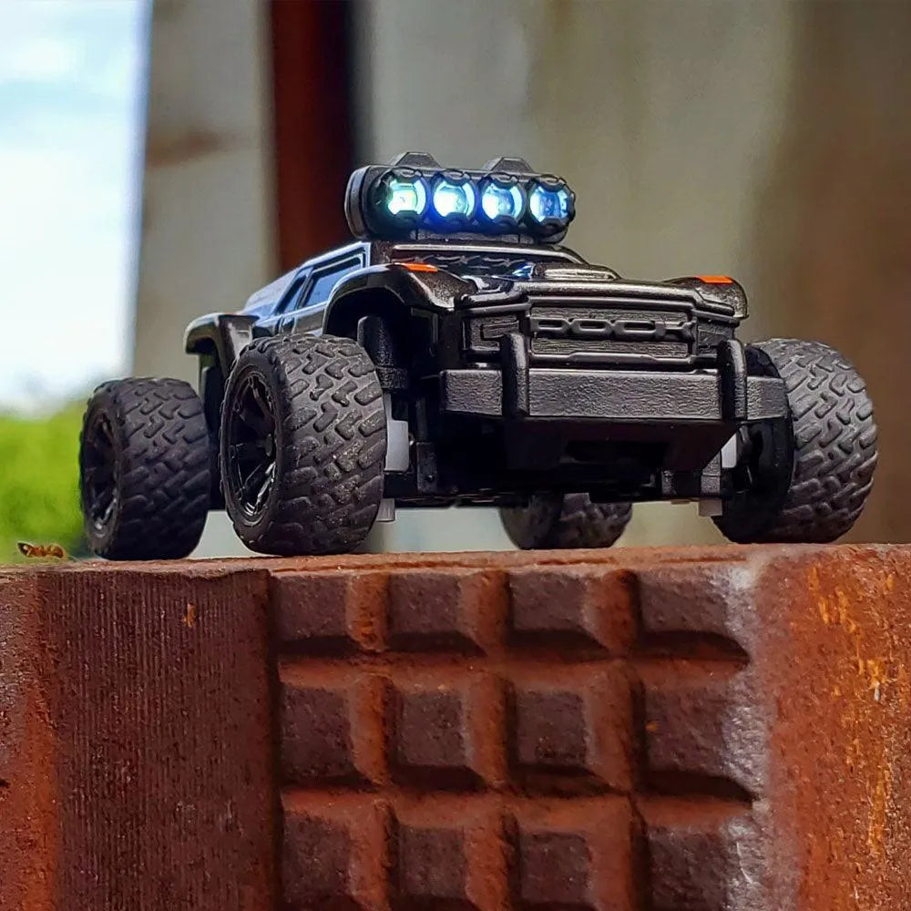 Turbo Racing 1:76 Scale C81 Big Foot Baby Monster Truck - Full Proportional RTR (Ready-to-Run) RC Car Kit for Kids & Adults - Perfect for Off-Road Racing, Stunt Shows & Collectible Display