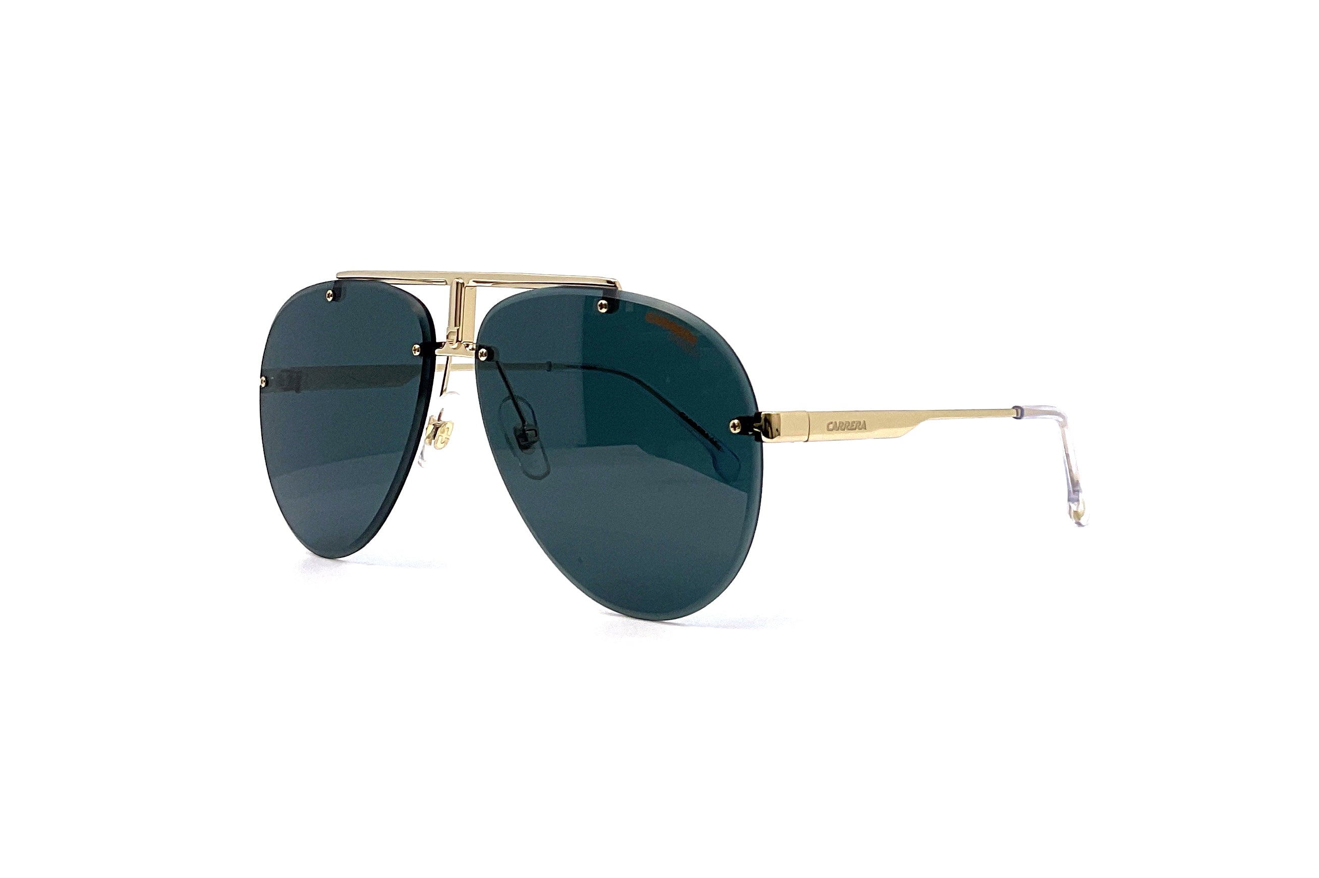 Carrera 1032/S Sunglasses - Gold & Green Aviator Style for Men & Women | UV Protection, Fashion Accessory for Outdoor Sports, Driving & Travel