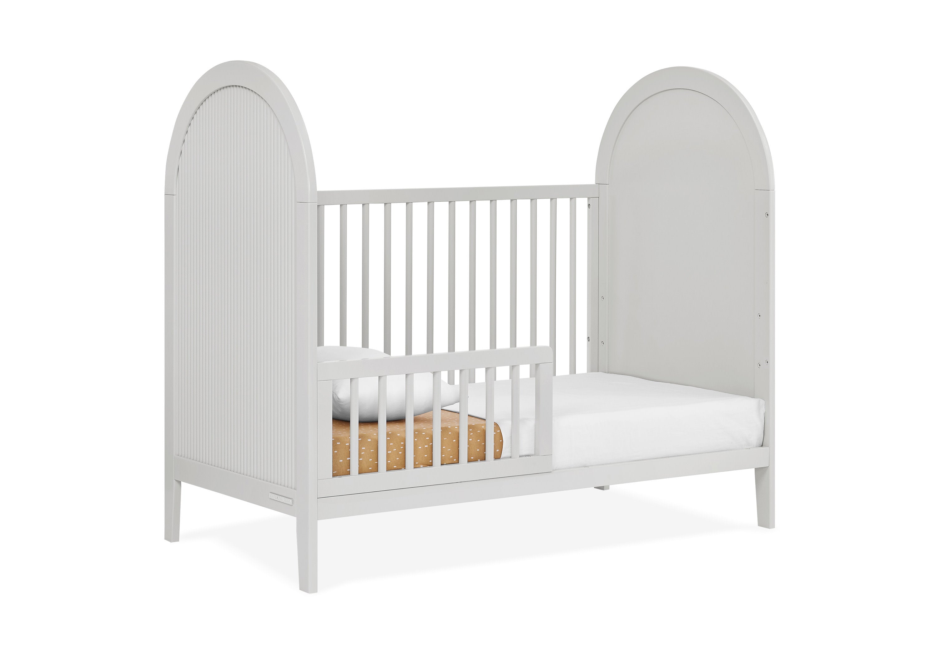 Eloise 4-in-1 Convertible Baby Crib - Toddler Bed, Daybed & Full-Size Bed Conversion - Safe Nursery Furniture for Newborns to Teens - Perfect for Bedrooms, Daycare & Guest Rooms