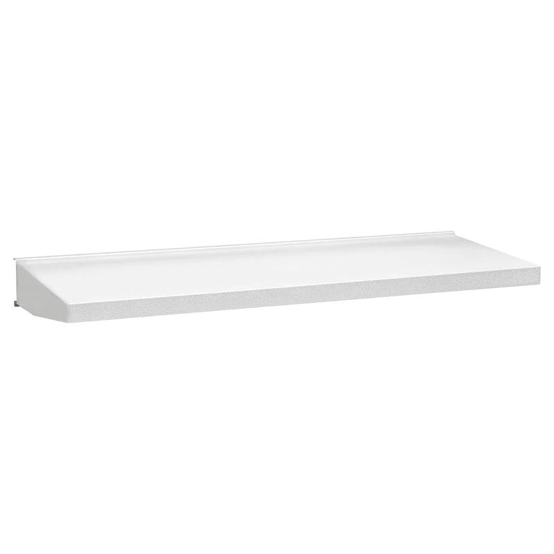Heavy Duty Gladiator White 30-Inch Steel Shelf - Garage Storage, Pantry Organization & Workshop Shelving Unit