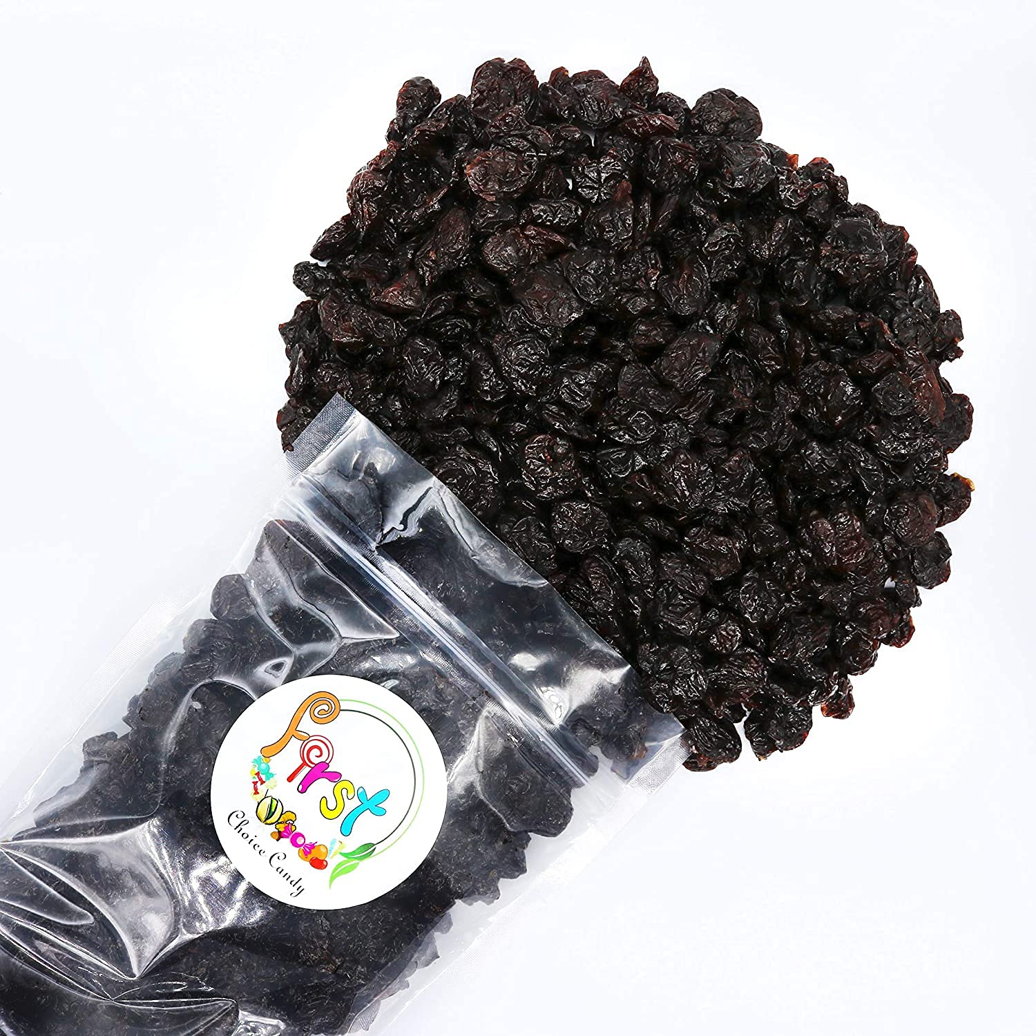 FirstChoiceCandy Dried Tart Pitted Cherries - Sweet & Sour Dried Cherries 1.5lb (24oz) - Perfect for Baking, Snacking, Trail Mix & Healthy Recipes