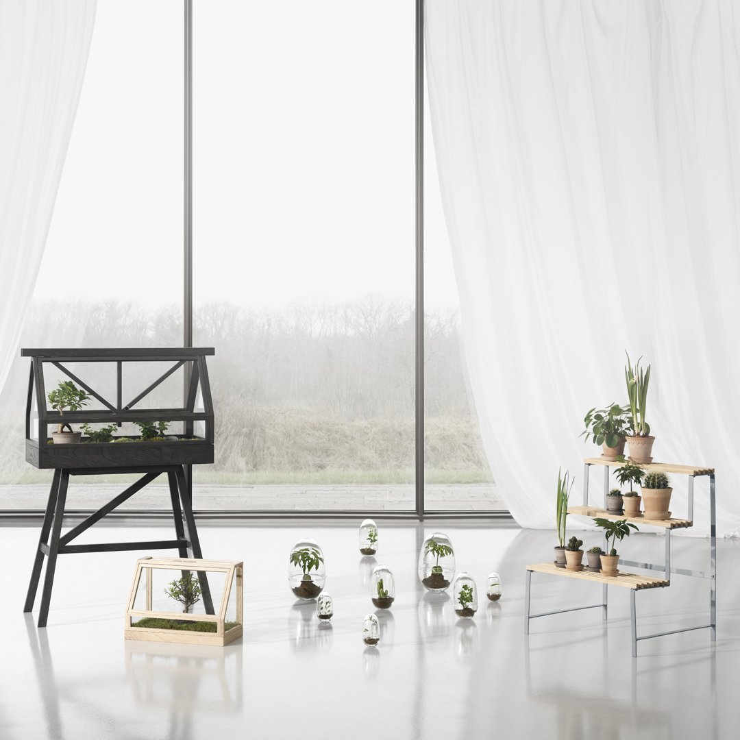 Atelier Two Plus Greenhouse Decor - Scandinavian Home & Garden Design for Houseplants & Indoor Greenery | Perfect for Living Rooms, Balconies & Office Spaces