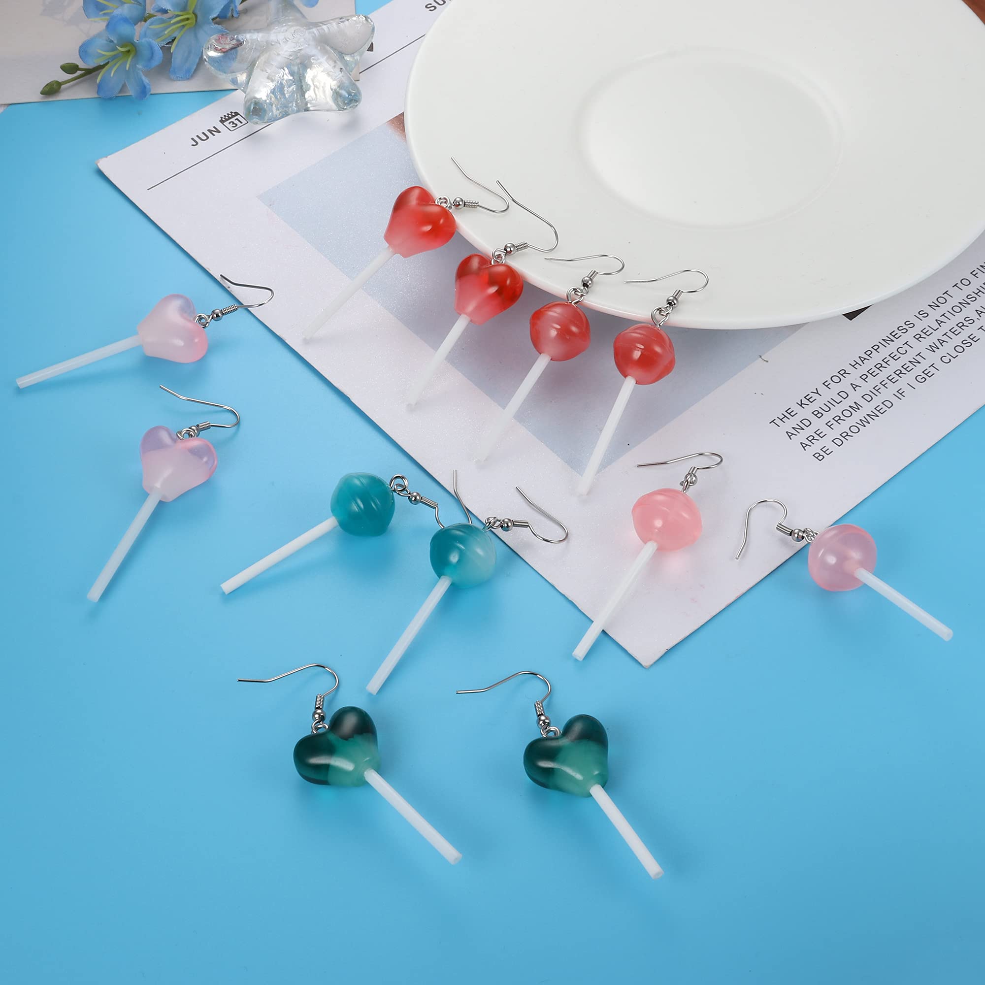 12-20 Pairs Aesthetic Y2K Drop Earrings Set - Cute Dangle, Quirky & Funny Earrings for Women | Trendy Lesbian Earrings for Parties, Gifts & Everyday Wear