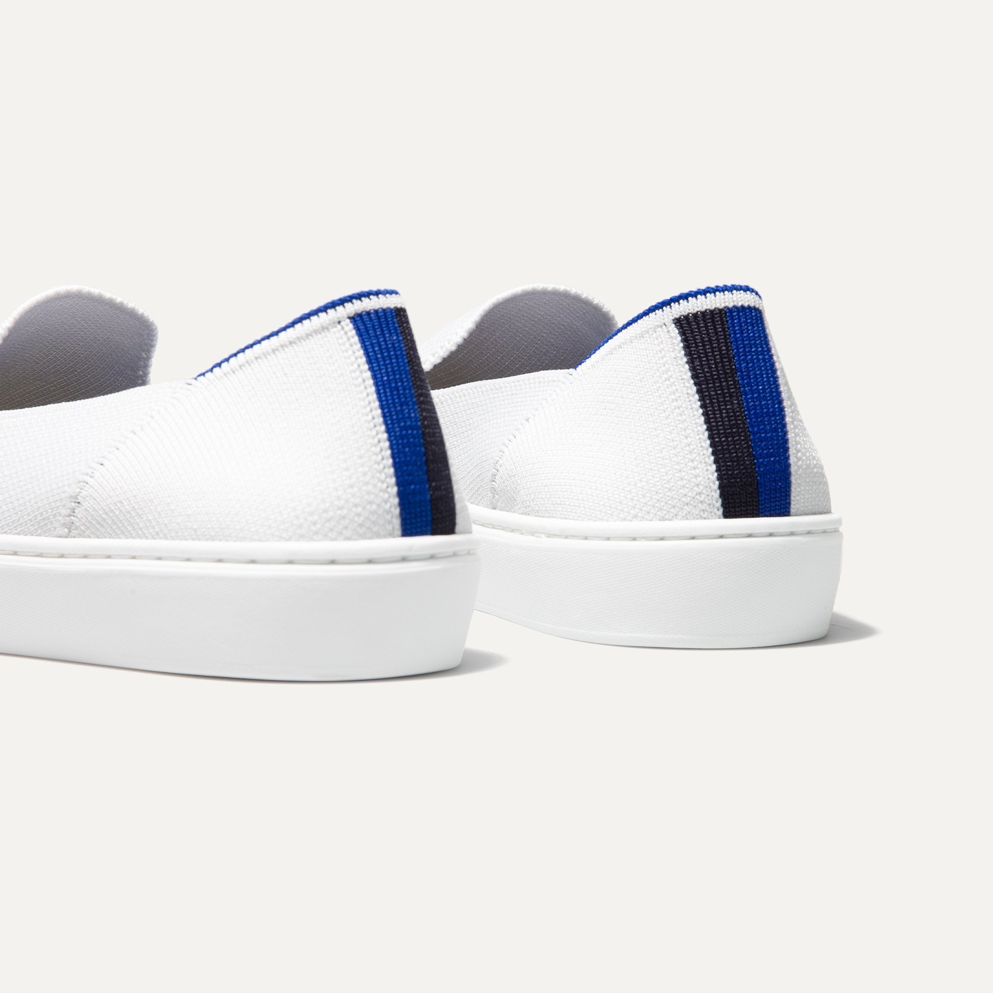 Original Slip-On Sneakers for Men & Women - Bright White Canvas Shoes | Comfortable Casual Walking Shoes for Everyday Wear, Travel & Outdoors