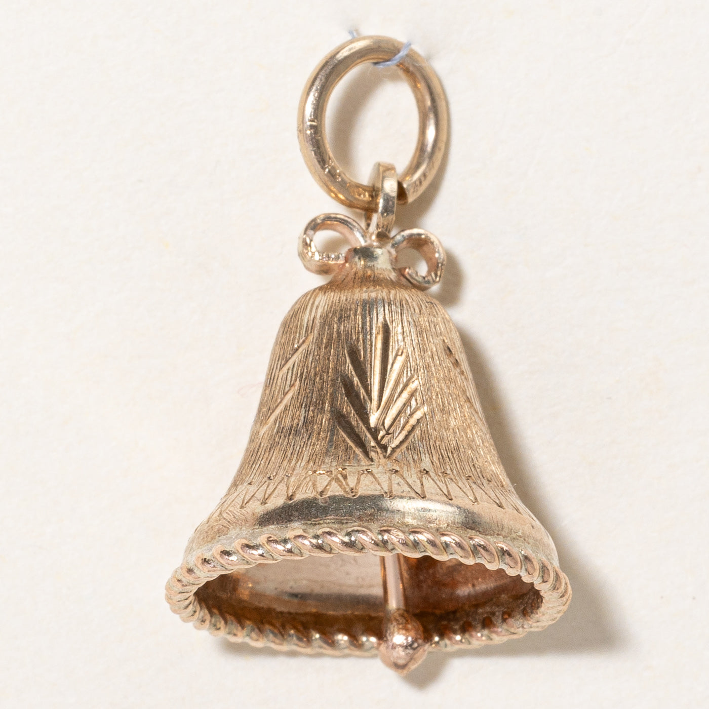 10K Yellow Gold Bell Charm Pendant - Elegant Jewelry for Necklaces & Bracelets - Perfect for Gifts, Parties, and Everyday Wear