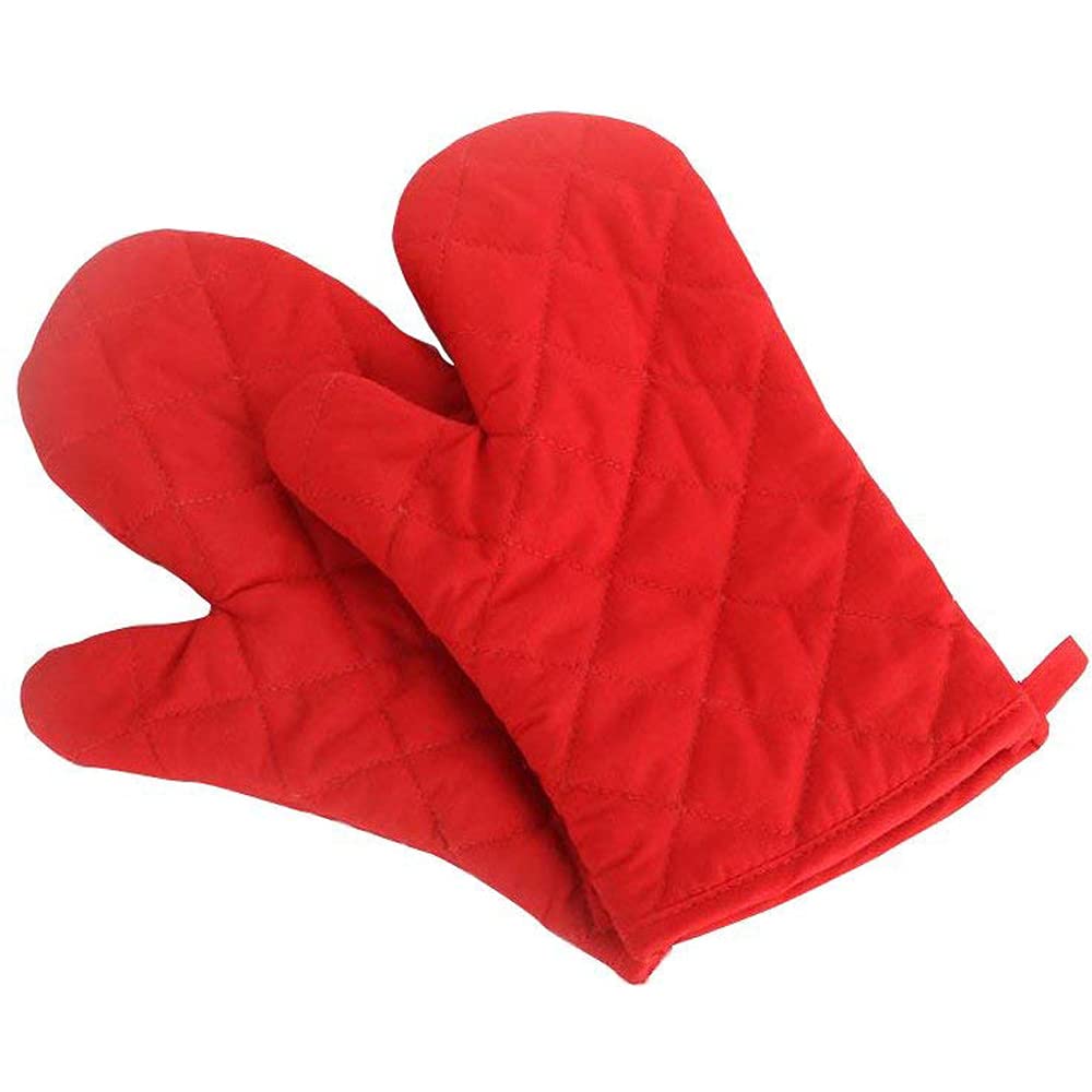 Weber 7621 Flavorizer Bar Set for 300 Series Grills - Gray Replacement Parts Bundle with Deco Essentials Heat Resistant Oven Mitts (Pair, Red) - Perfect for BBQ, Grilling, and Outdoor Cooking