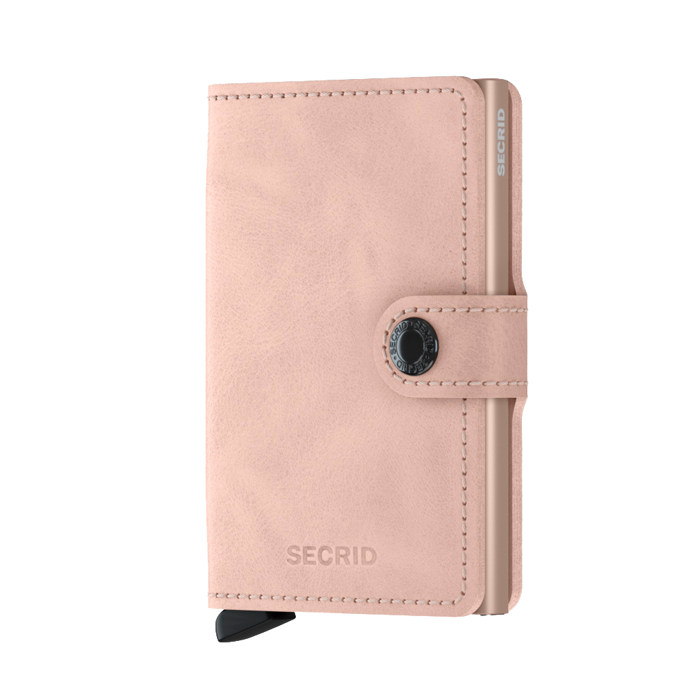 SECRID Vintage Leather Mini Wallet for Women & Men - RFID Blocking Slim Card Holder - Perfect for Travel, Business & Everyday Use