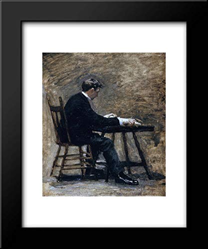 Thomas Eakins Between Rounds Study For The Timer 15x18 Framed Art Print - Perfect for Home Office Decor & Boxing Gym Wall Art