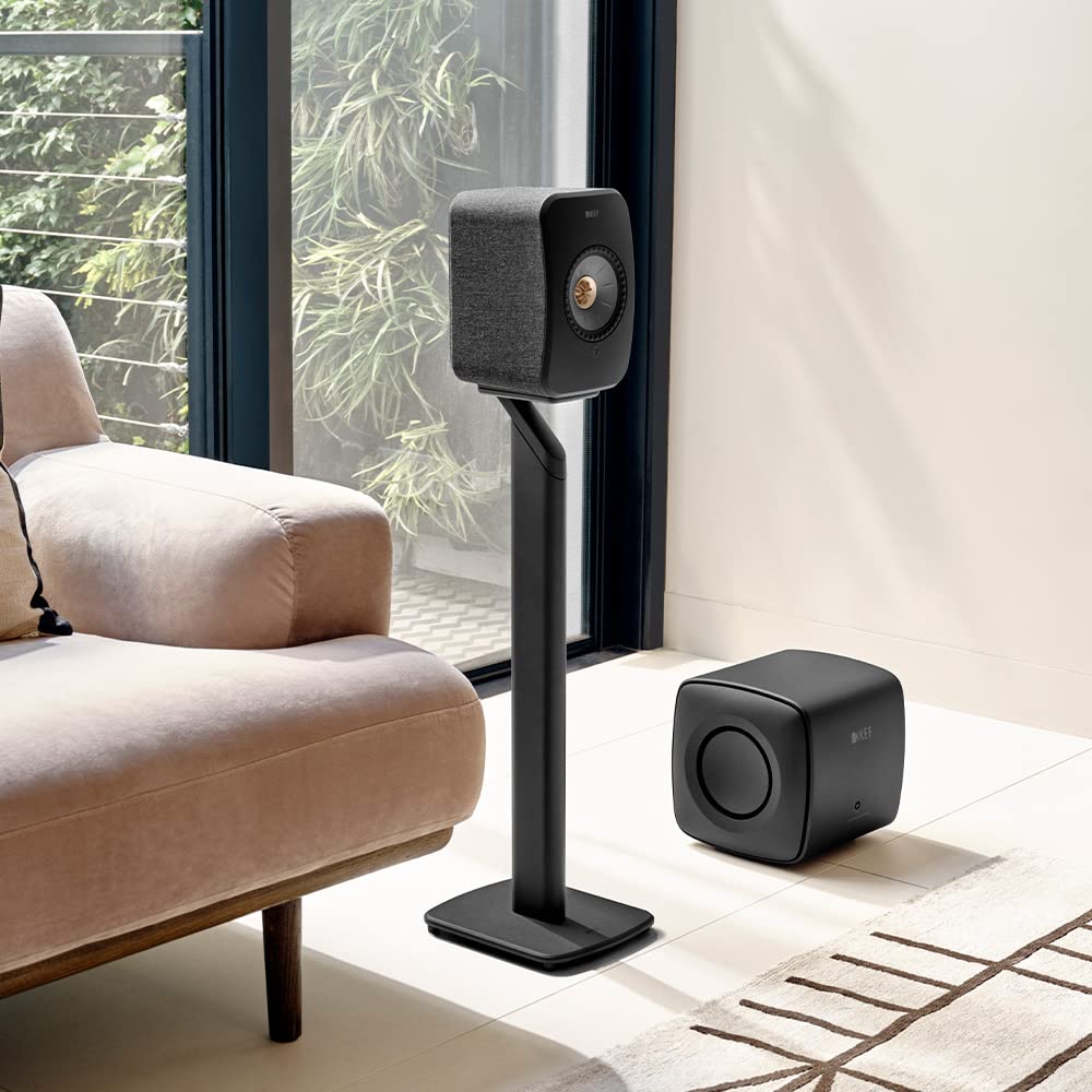 KEF LSX II Wireless Bookshelf Speakers - Active Bluetooth Speakers for TV, PC, Gaming, Home Theater, and Music Streaming | Black