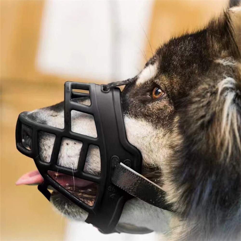 **Adjustable Soft Basket Dog Muzzle - Breathable Safety Mouth Cover for Small, Medium & Large Dogs - Biting, Barking & Chewing Training - Perfect for Walks, Grooming & Vet Visits**