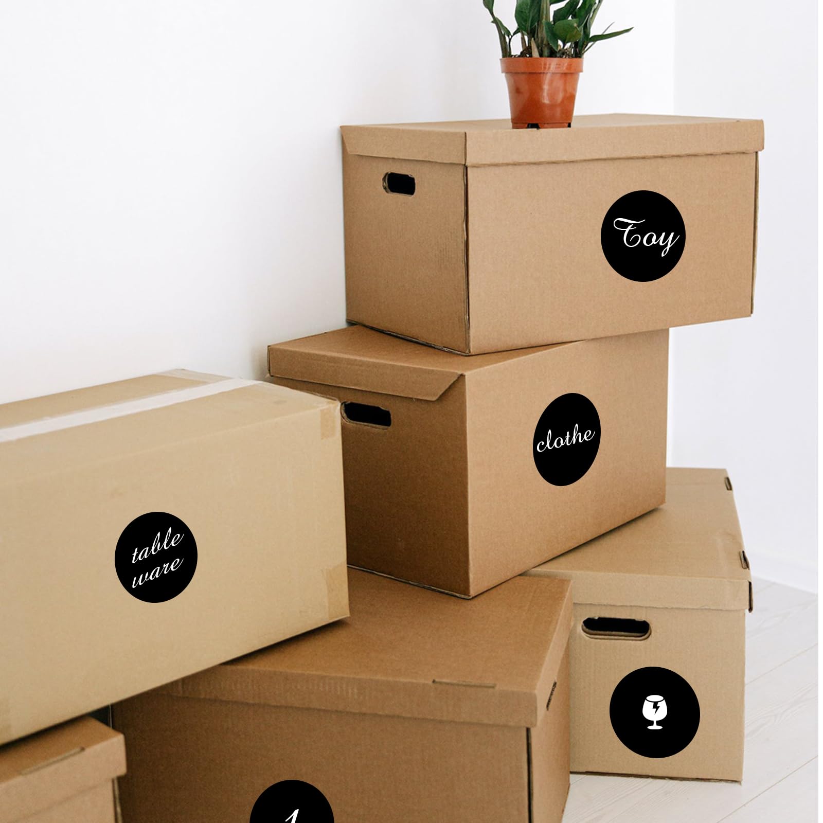 STARLIBOO 4 Inch Black Dot Stickers - Removable Circle Price Labels for Office, Garage Sales & Yard Sales | Writable Round Stickers for Pricing, Organizing & DIY Projects