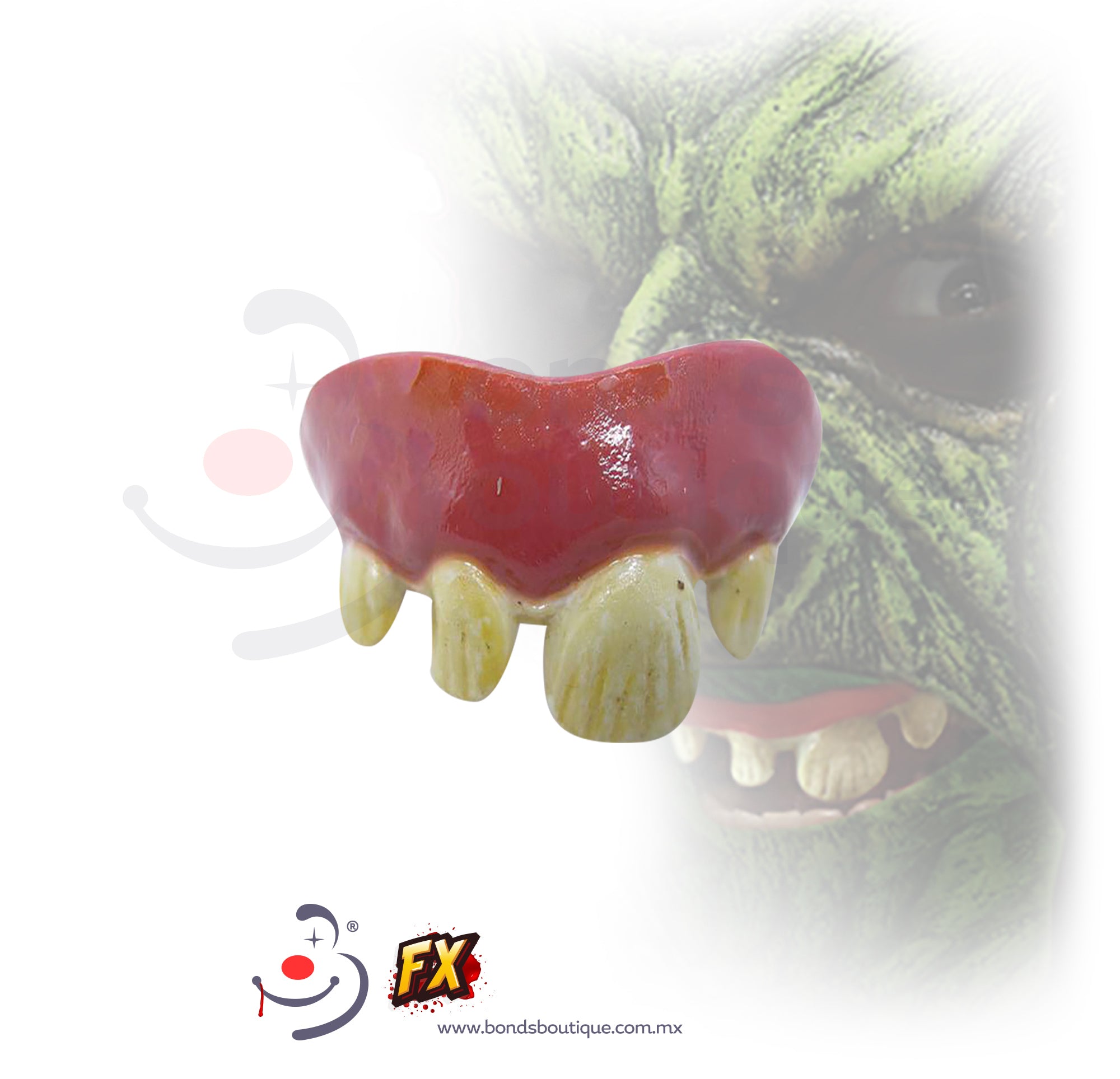 Premium False Teeth Dentures - Natural Looking Comfort Fit for Daily Wear & Cosplay - Perfect for Halloween, Costume Parties, and Dental Replacements