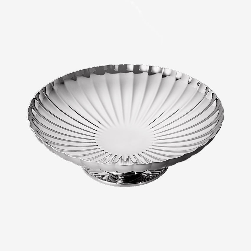 Georg Jensen Bernadotte Dish on Stand - Elegant Serving Tray for Dining & Entertaining - Perfect for Dinner Parties, Buffets & Home Decor
