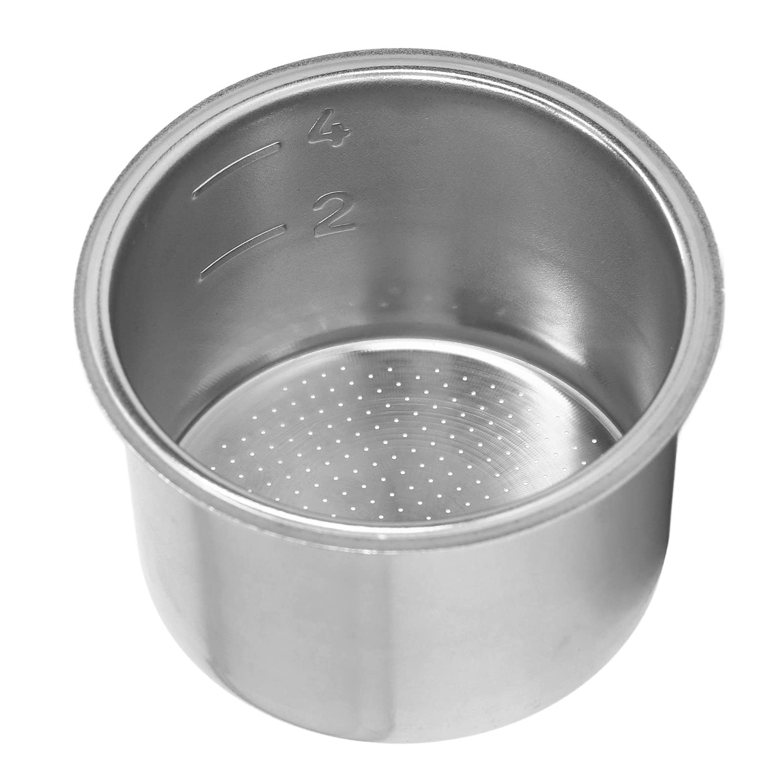 Stainless Steel 4 Cup Porous Coffee Portafilter Basket - Compatible with 51mm Espresso Machine Handles | Perfect for Home Baristas & Professional Coffee Shops