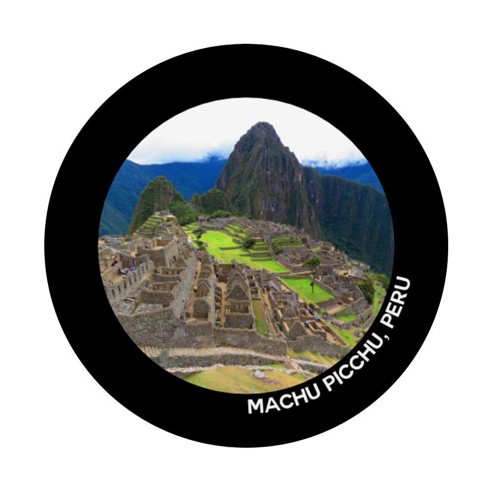 Authentic Machu Picchu Peru Souvenir Gift - PopSockets PopGrip Swappable Phone & Tablet Stand with Grip | Perfect Travel Accessory & Phone Holder for Hiking, Commuting, and Daily Use