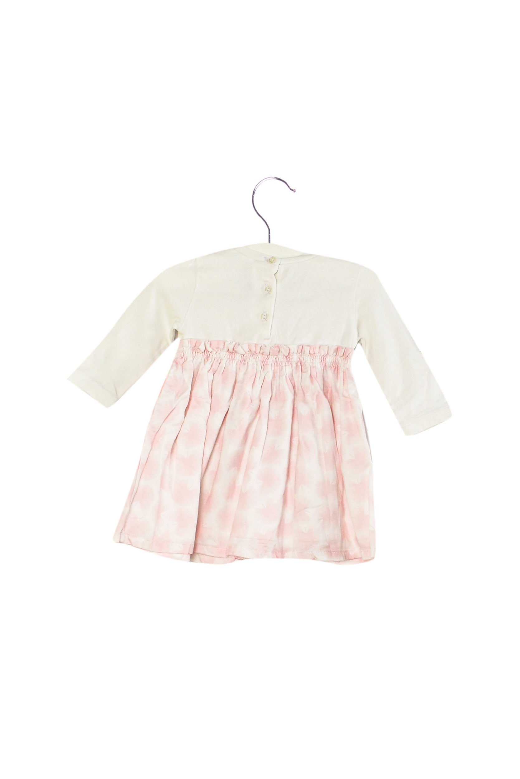 Absorba Long Sleeve Baby Dress 3M - Soft Cotton Comfort Wear for Infants | Perfect for Family Outings & Photo Shoots