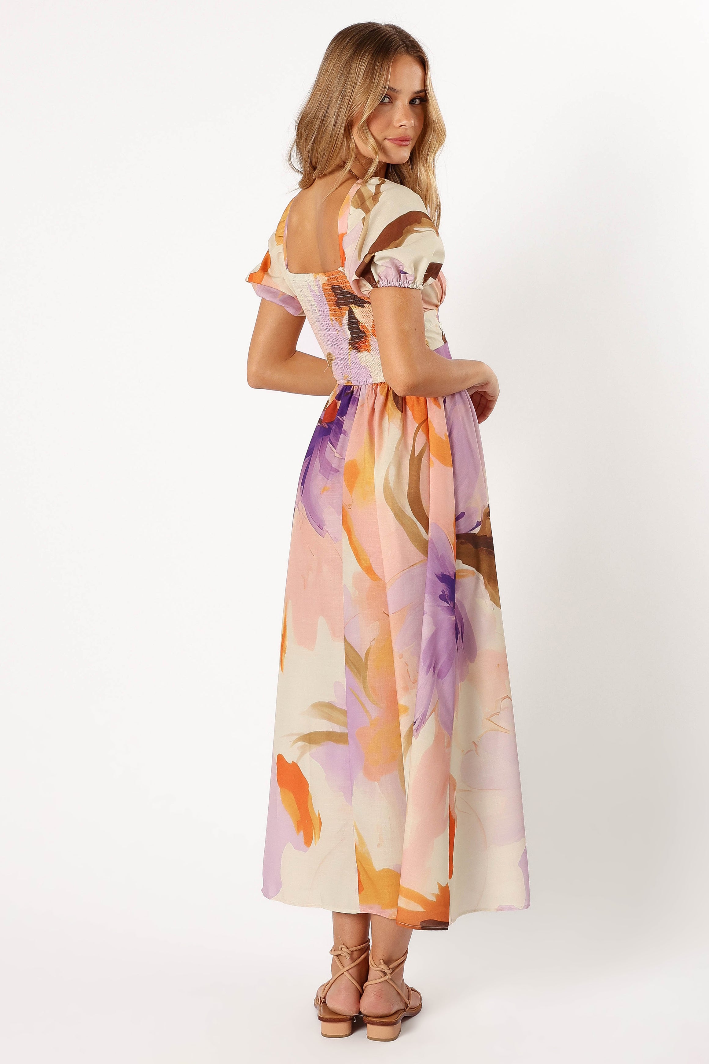 Christoff Maxi Dress - Floral Print Long Summer Dress for Women, Elegant Boho Style, Perfect for Beach, Vacation, and Casual Outings