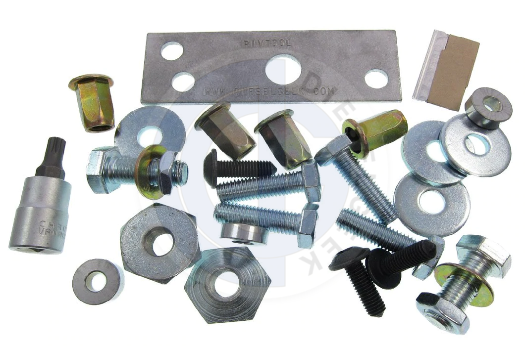 MK6/B7 Panzer Hardware Kit - Compatible with VW MK6 Jetta Sedan, MK6 Beetle & B7 Passat | Durable Car Protection Accessories for Off-Road & Urban Driving