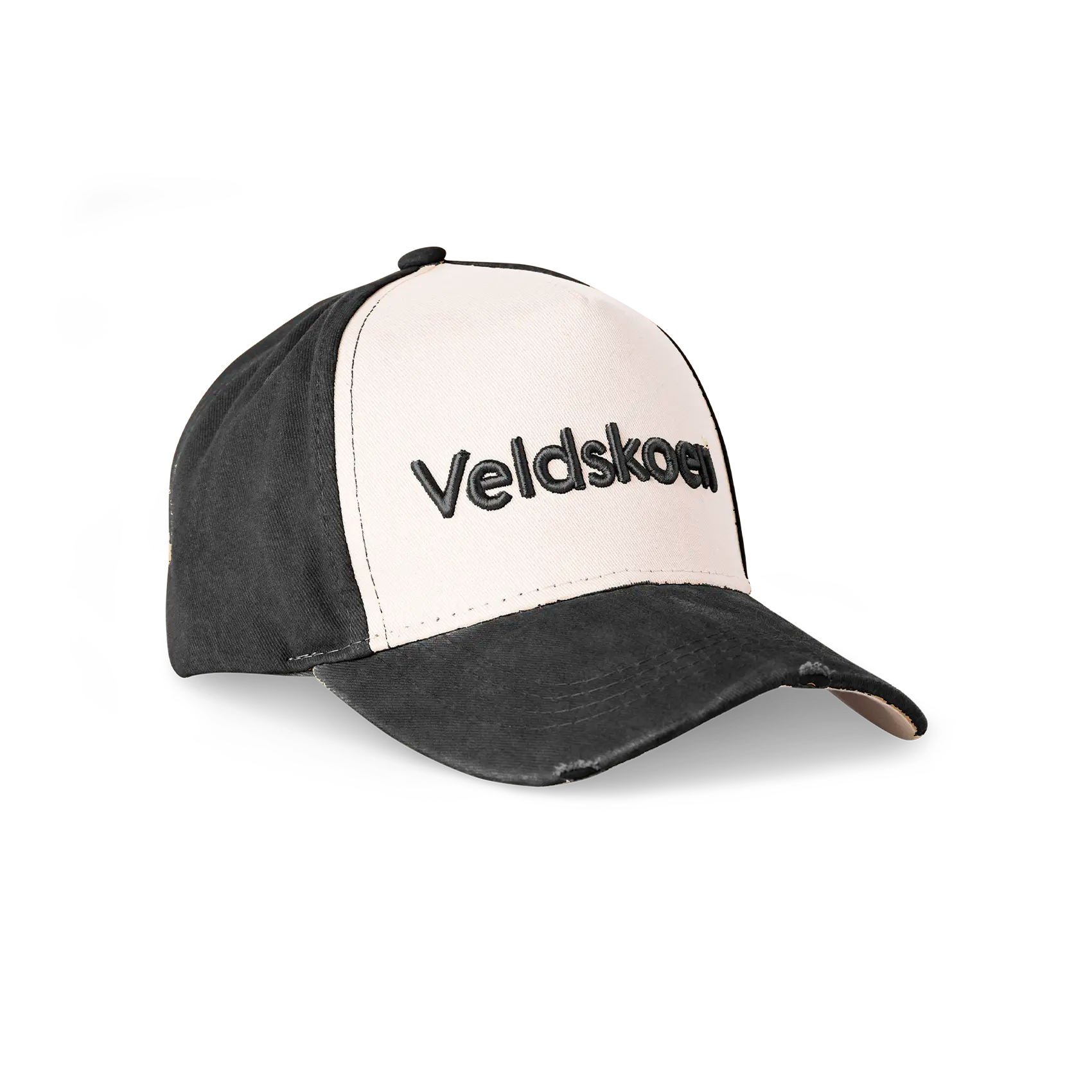 Veldskoen Black Stone Washed Cap - Premium Cotton Baseball Hat for Men & Women - Casual Outdoor Sun Protection for Hiking, Travel & Everyday Wear