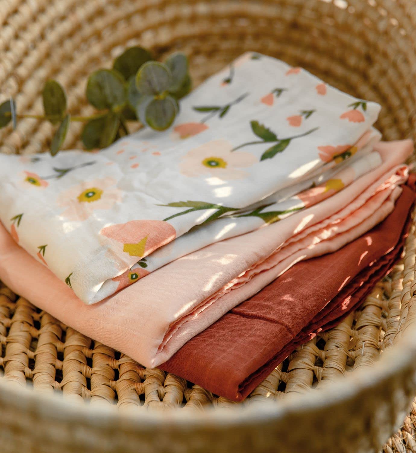 3 Pack Soft Muslin Swaddle Blankets for Babies - 47