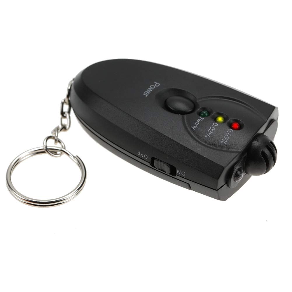 Professional Keychain Breathalyzer - High Accuracy Portable Alcohol Tester with LED Display | Perfect for Personal Safety, Workplace Testing & Nightlife Scenes