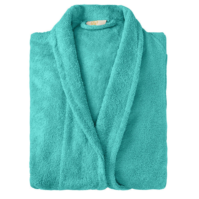 Premium Cotton Ultra Soft Terry Adult Unisex Lightweight Luxury Bathrobe - Spa, Hotel & Home Relaxation Wear for Men and Women