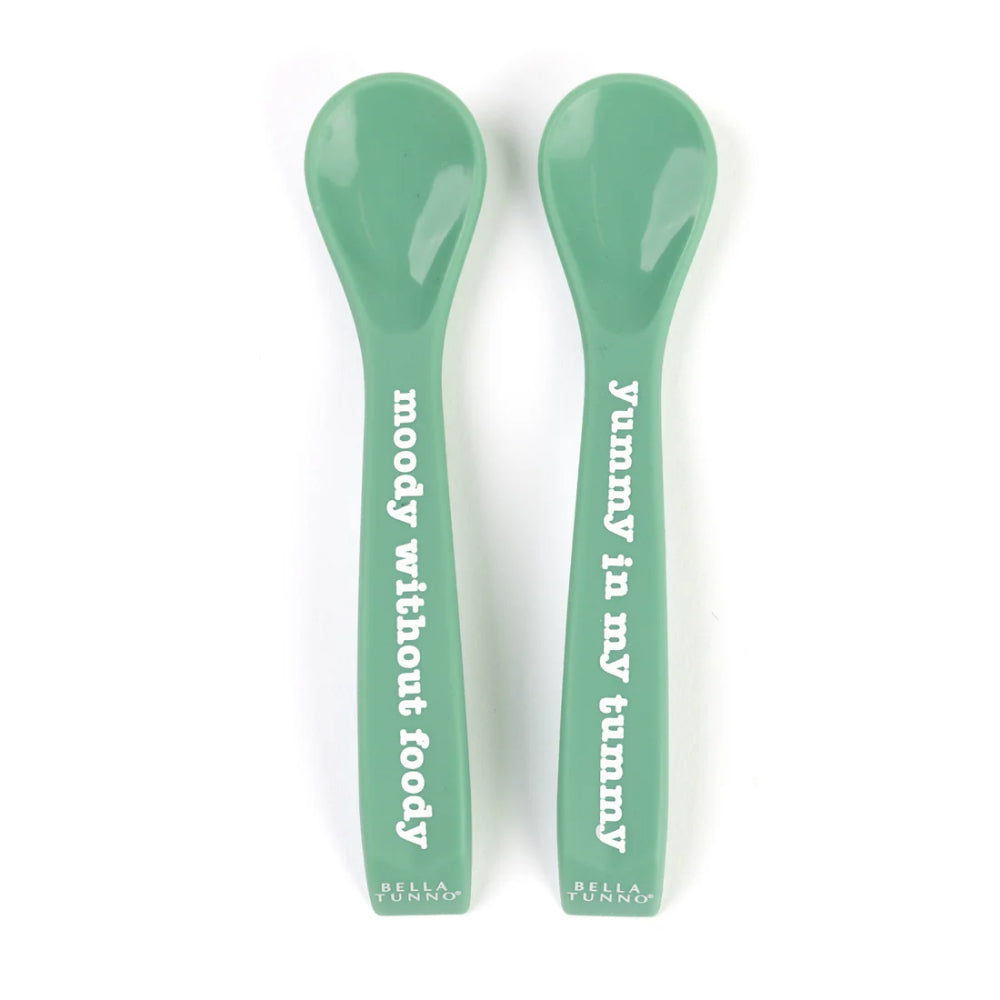 Bella Tunno Baby Spoon Set - Soft-Tip Infant Feeding Utensils for Purees & Solids - BPA-Free, Ergonomic Grip for Easy Self-Feeding - Perfect for Babies 6+ Months, Toddlers & Travel Use