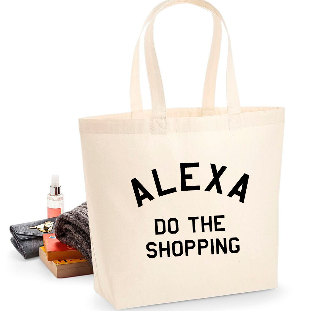 Alexa Do Shopping Tote Bag (MRK X) - Eco-Friendly Reusable Grocery Bag for Amazon Alexa Users - Perfect for Shopping, Groceries & Daily Errands