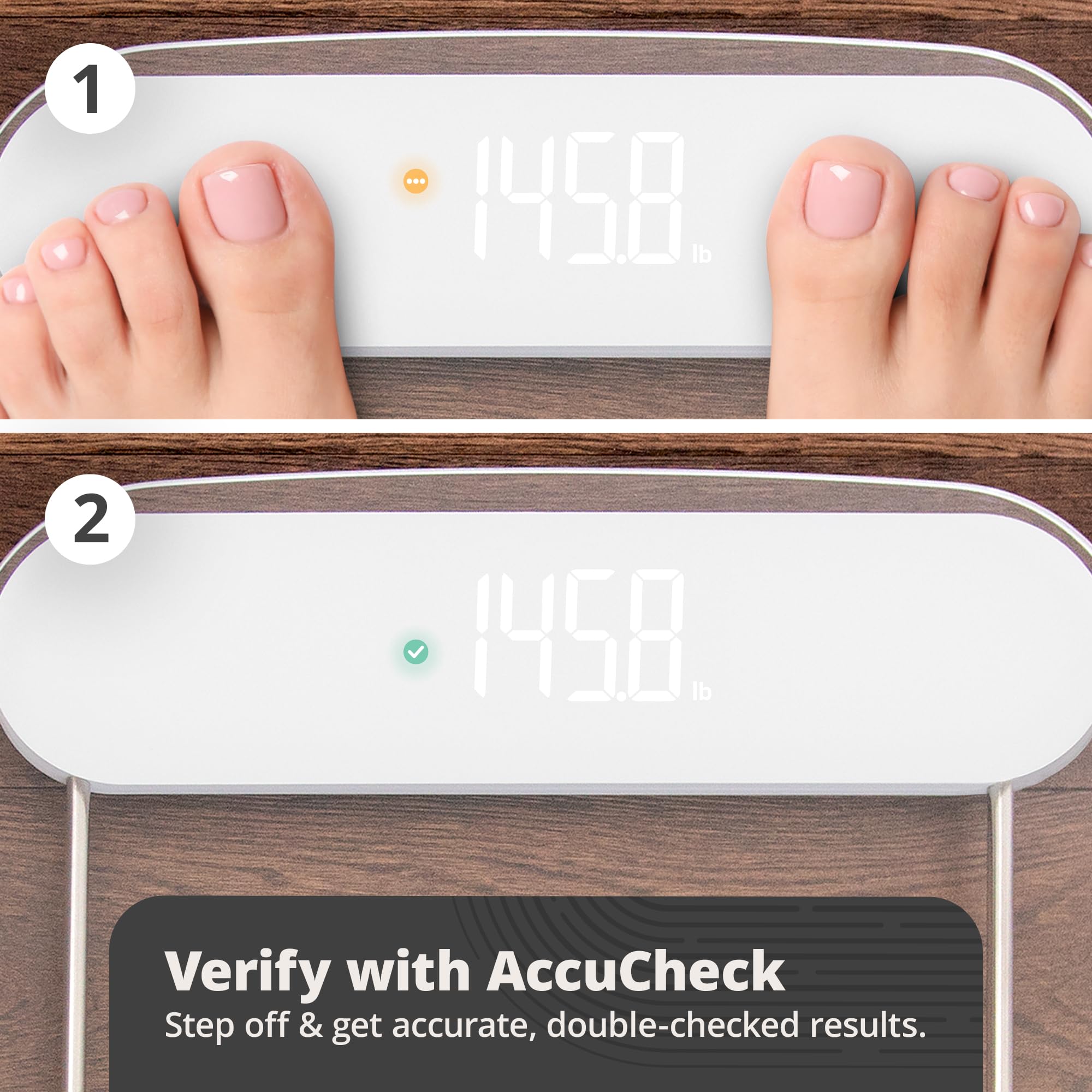 Greater Goods Digital Bathroom Scale - Accurate Body Weight Measurement up to 400 lbs, Large LCD Display, Auto Calibration, Includes Batteries - Perfect for Home, Gym, and Health Tracking