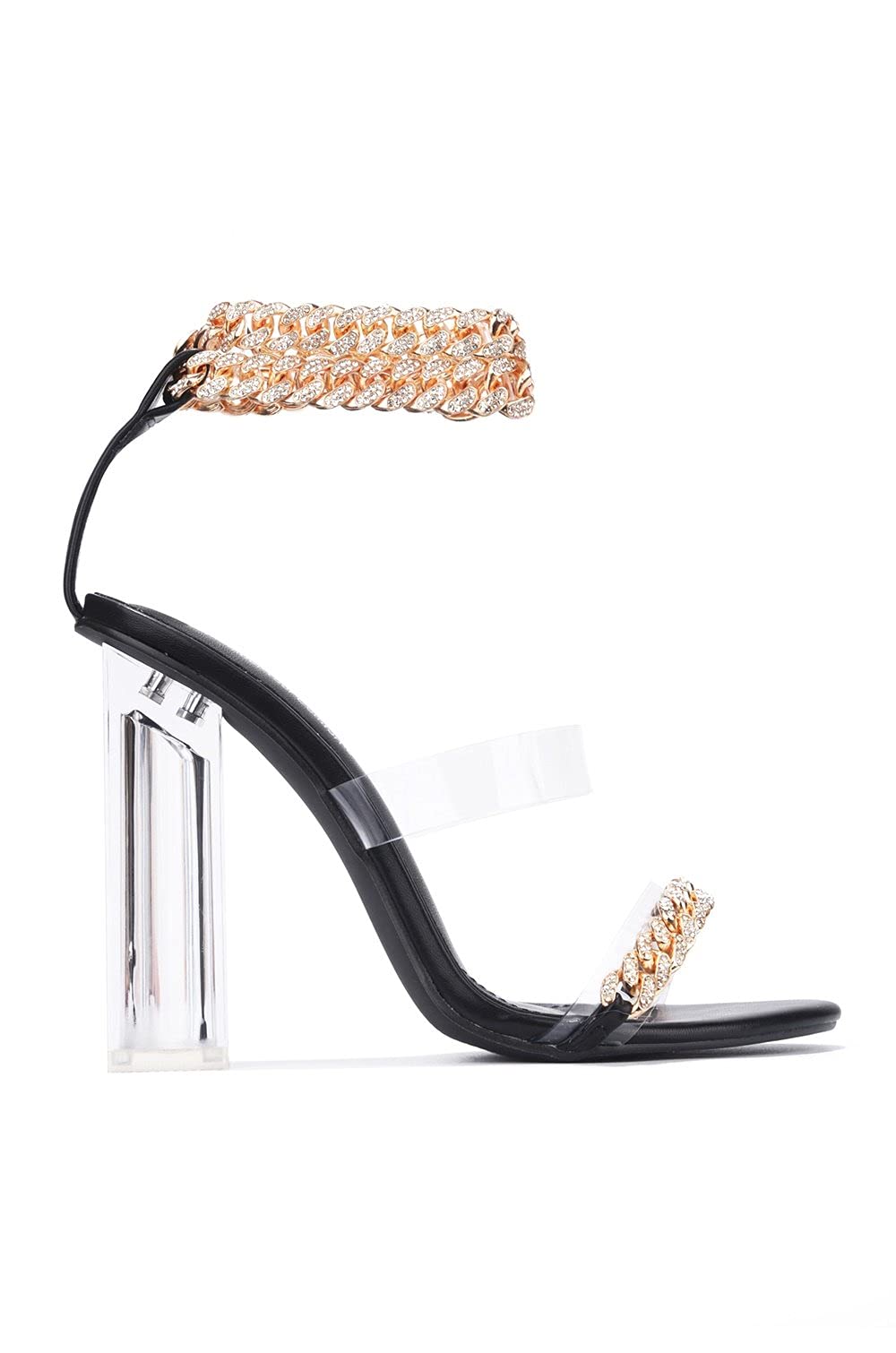 Women's Clear Chunky Block High Heel Sandals - Comfortable Platform Summer Shoes for Beach, Party & Casual Outfits