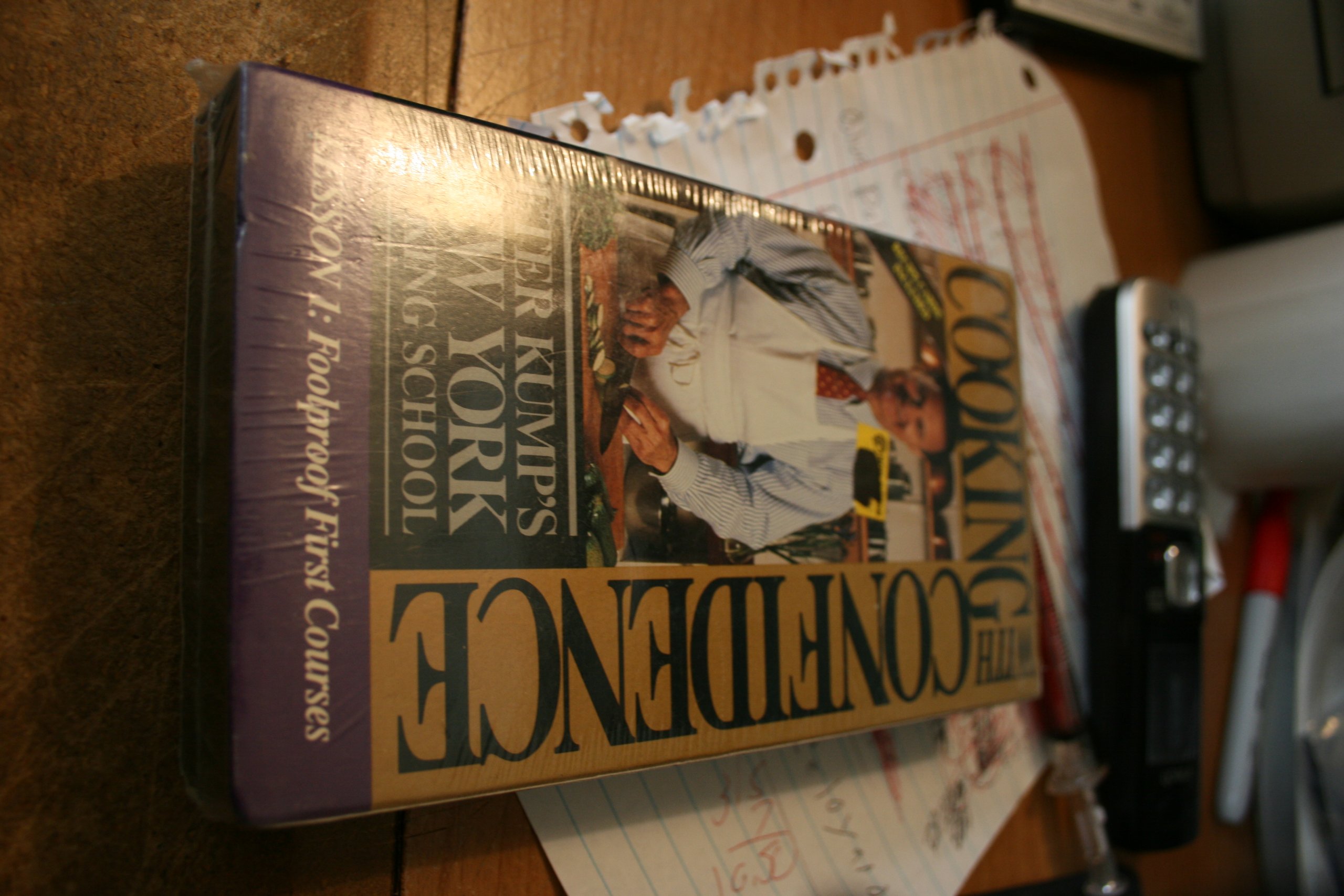 Confidence in Cooking: First Courses VHS – Perfect for Beginners & Home Chefs | Learn Essential Cooking Skills at Home