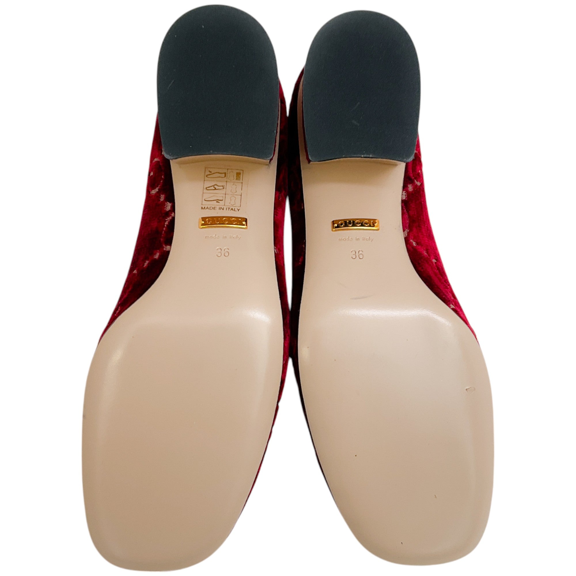 Gucci Red Velvet GG Monogram Sylvie Mid Heel Pumps for Women - Luxury Designer Dress Shoes for Parties, Weddings & Formal Events