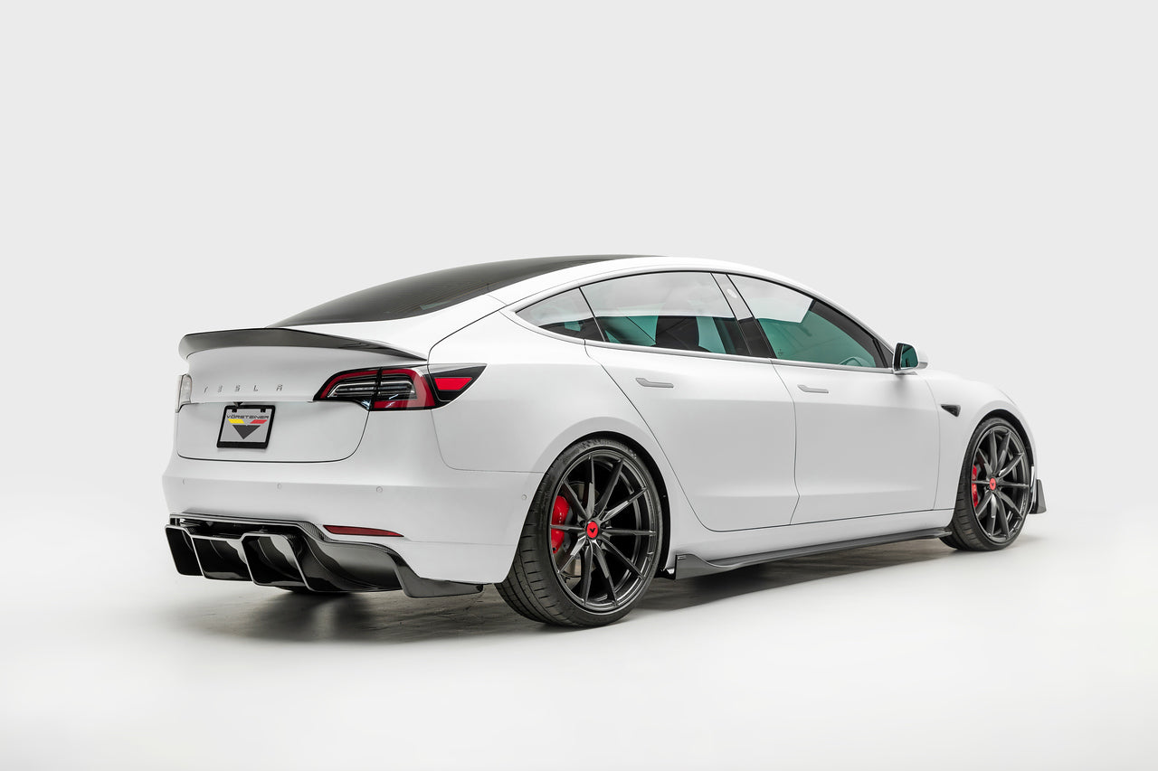 Tesla Model 3 Volta Aero 21V FF 109 Carbon Graphite Wheel Rims - Lightweight Performance Alloy Wheels for Tesla Model 3 - Perfect for Racing, Street Driving & Car Upgrades
