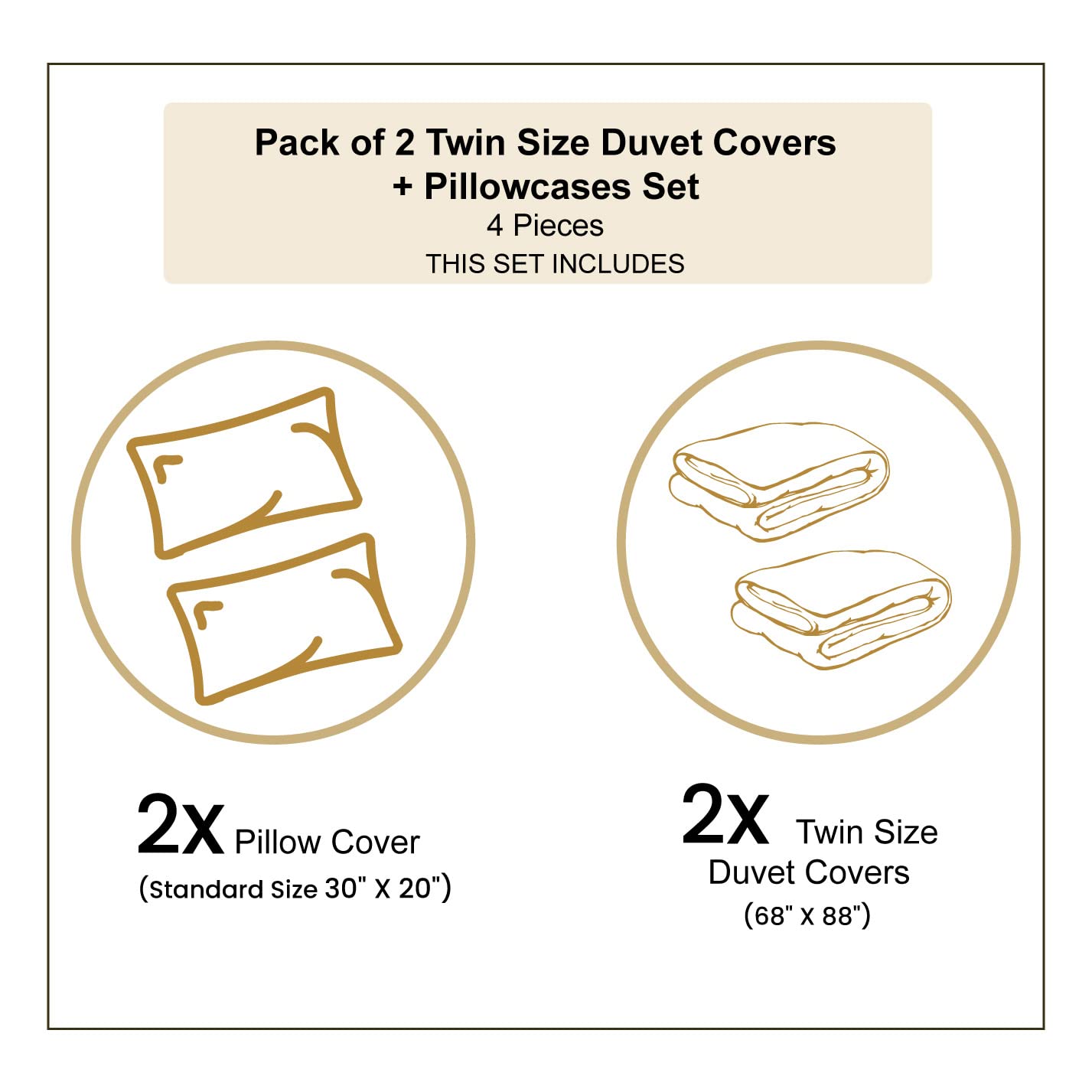 Ambesonne Rock Music Duvet Cover Set - Striped Instrument Wings Speakers Design, Hipster Rock and Roll Bedding, 2-Pack Twin Size in Taupe Dust Cream, Perfect for Teen Bedrooms & Music Lovers