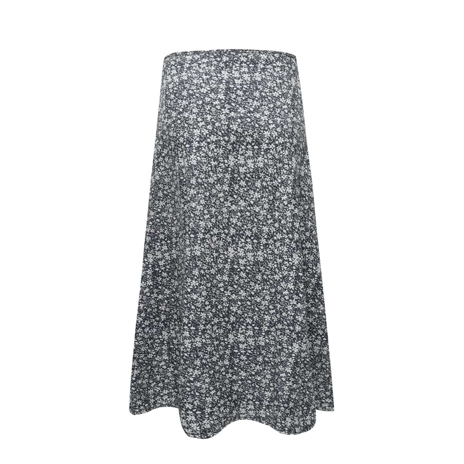 Women's Fashion Casual Beach Skirt - Zipper Split A-Line Long Skirt with Deep Flowy Waist & Backless Design | Perfect for Summer Vacations, Beach Parties, and Boho Outfits