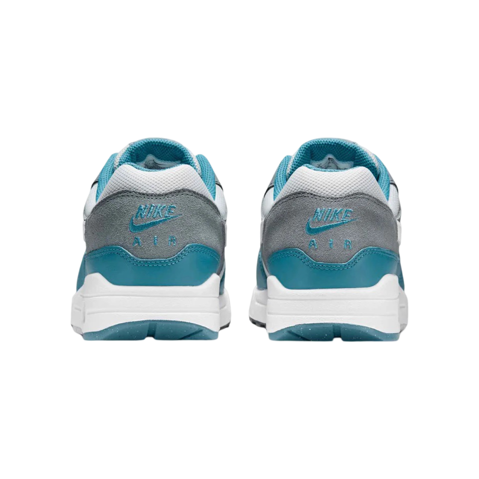 Nike Air Max 1 'Noise Aqua Photon Dust' Men's Running Shoes - White/Cool Grey for Casual Wear & Street Style