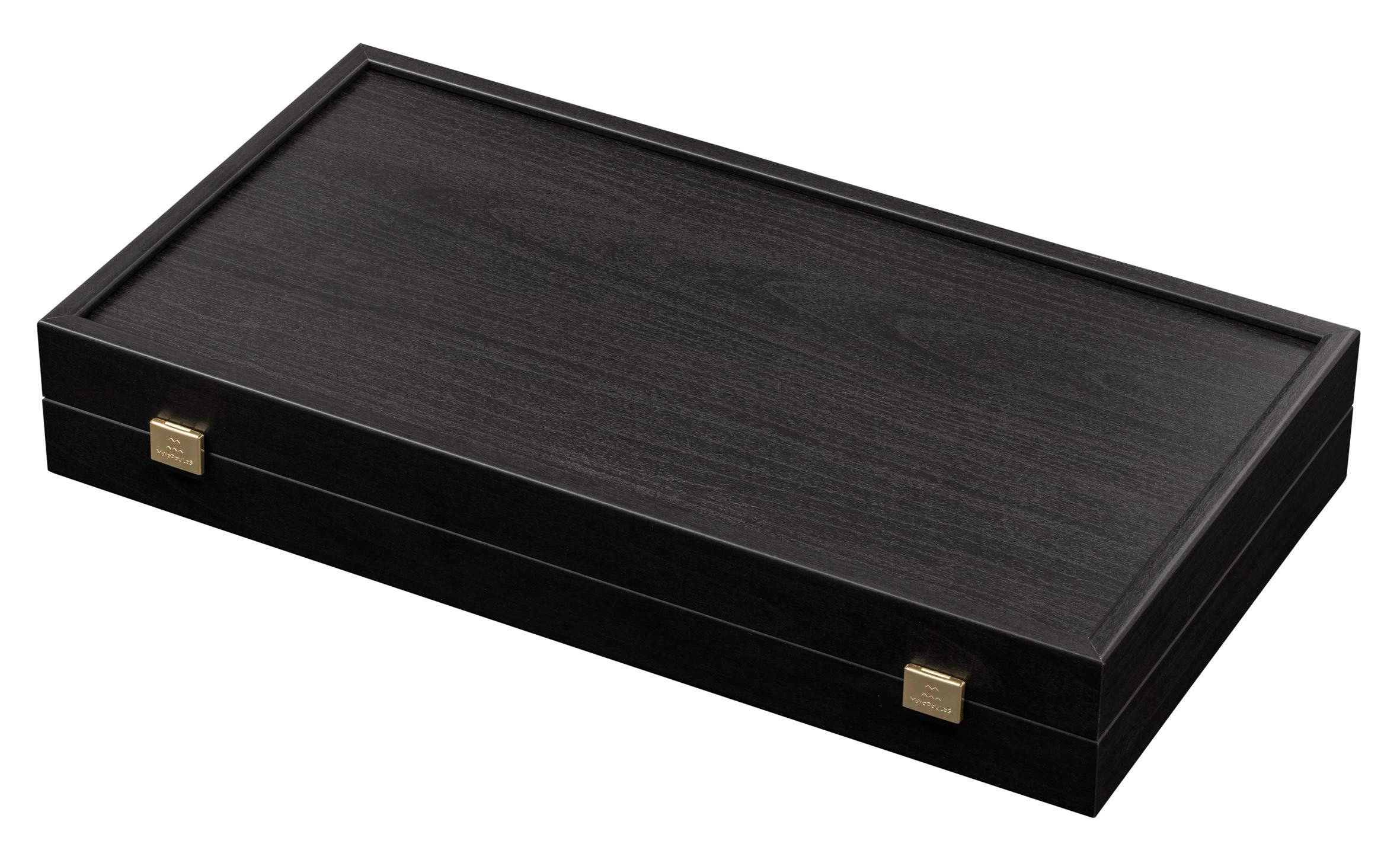 Premium 1816 Backgammon Elassa Set - Large Size, Dark Brown Wooden Board Game for Adults - Perfect for Family Game Nights, Casino Parties & Classic Strategy Entertainment