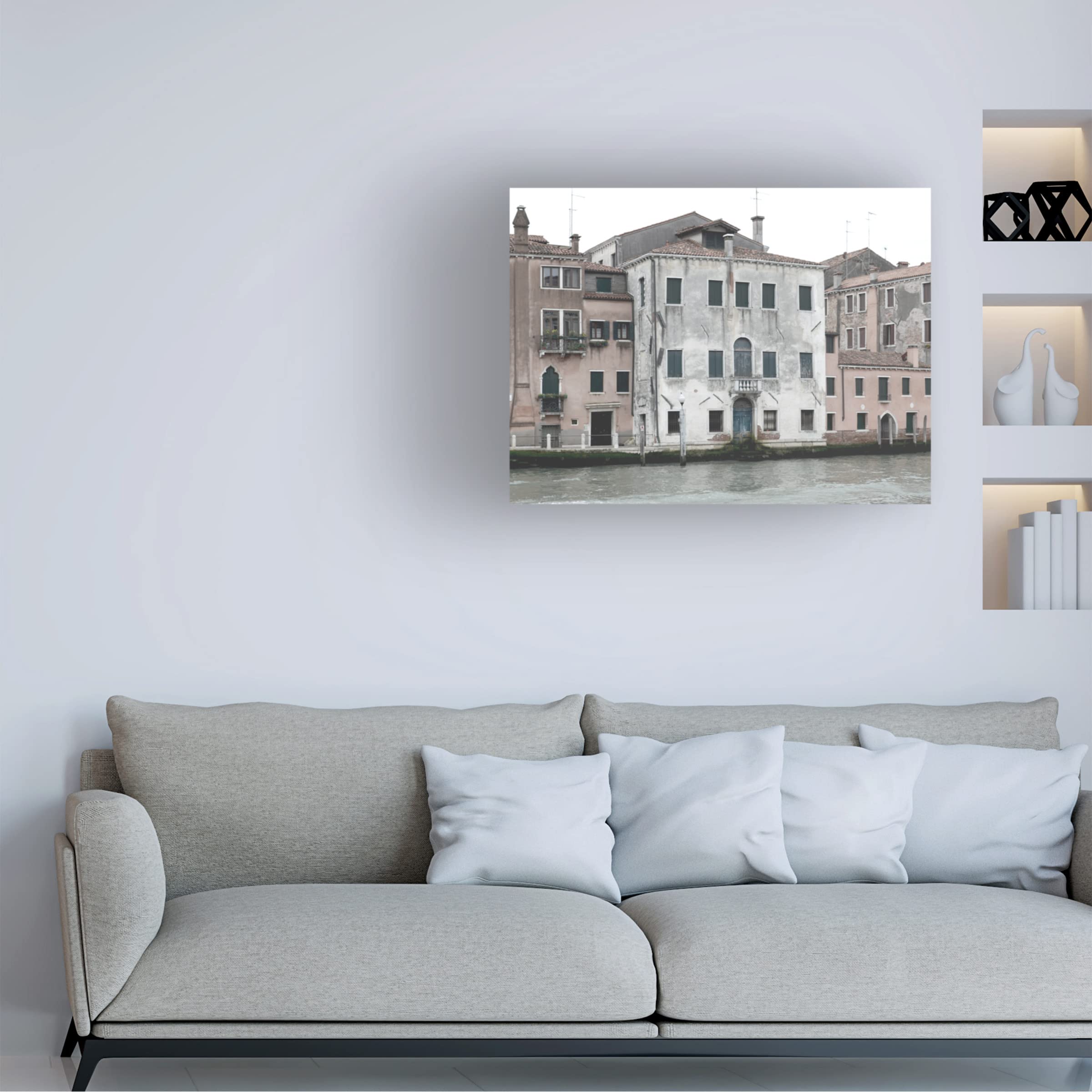 Sharon Chandler Venetian Facade VI Canvas Art Print - 35x47 Inches, Premium Wall Decor for Living Room, Bedroom & Office | Trademark Fine Art Collection