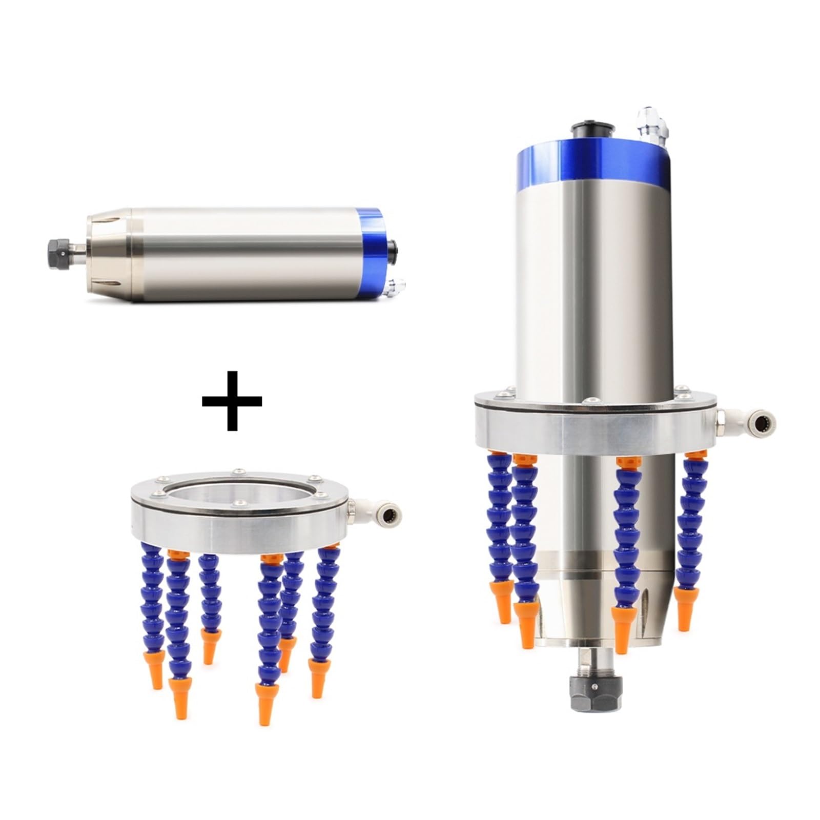 Universal Water Spray Cooling Nozzle for Engraving Machine - Stone Spindle Motor Cooler, CNC Machining Center Accessory (65mm) - Ideal for Metal, Wood & Stone Engraving