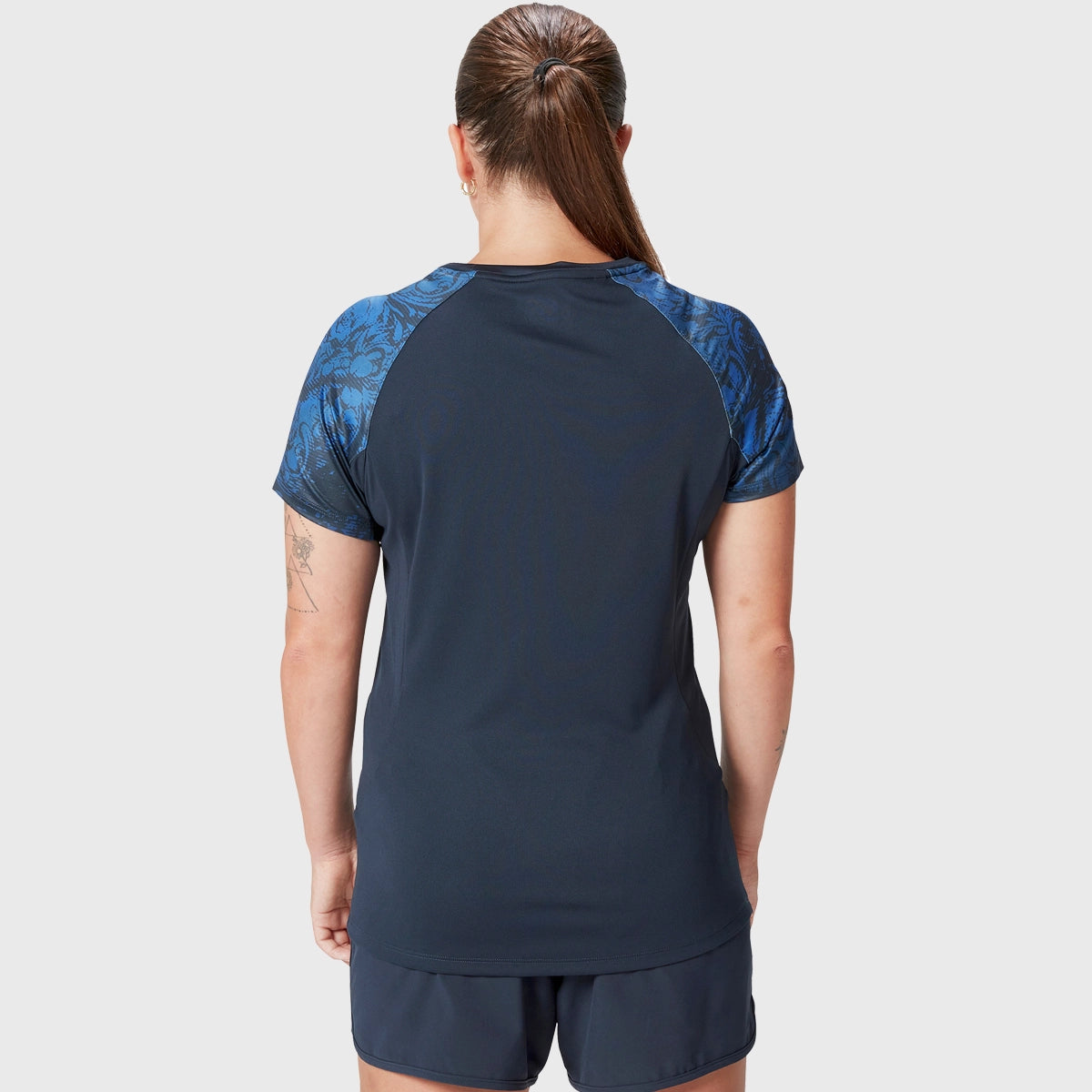 Canterbury British & Irish Lions Women's Superlight Performance T-Shirt - Navy Blue Rugby Jersey for Training & Match Day - Lightweight Breathable Fabric for Sports & Casual Wear