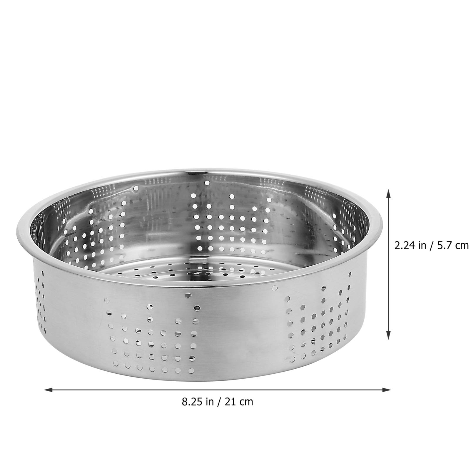 Stainless Steel Steamer Basket Insert for Pressure Cooker & Canner - Hemoton 1-Piece Steam Rack for Tinned Seafood, Electric Canner & Microwave Use - Perfect for Home Kitchen, Meal Prep & Healthy Cooking