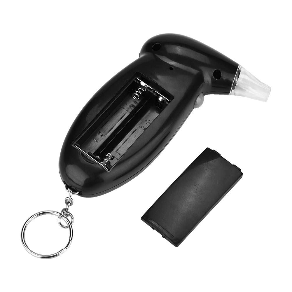 Professional Breathalyzer Alcohol Tester with LCD Screen - Accurate BAC Analyzer for Personal & Law Enforcement Use | Portable Breath Alcohol Detector for Workplace, DUI Checkpoints & Home Safety