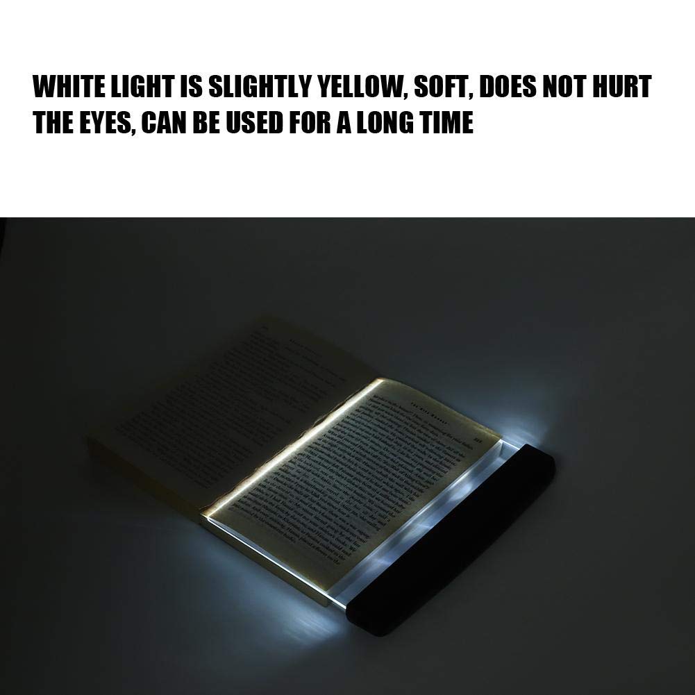 ASHATA LED Book Light for Reading - Ultra Bright Clip-On Light with Adjustable Brightness, Perfect for Night Reading, Studying, and Bedtime Use - Eye-Friendly Lightwedge Lamp for Books & E-Readers