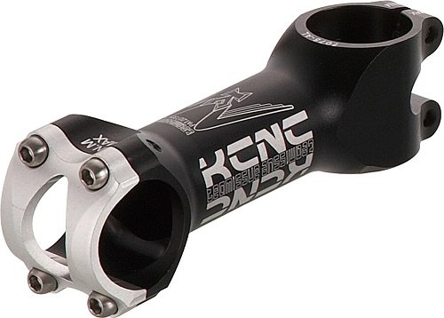 KCNC Bicycle Stem 7075 Aluminum Lightweight MTB/Road Bike Handlebar Stem - Team Issue AH OS 31.8mm 5D Black for Mountain & Road Cycling