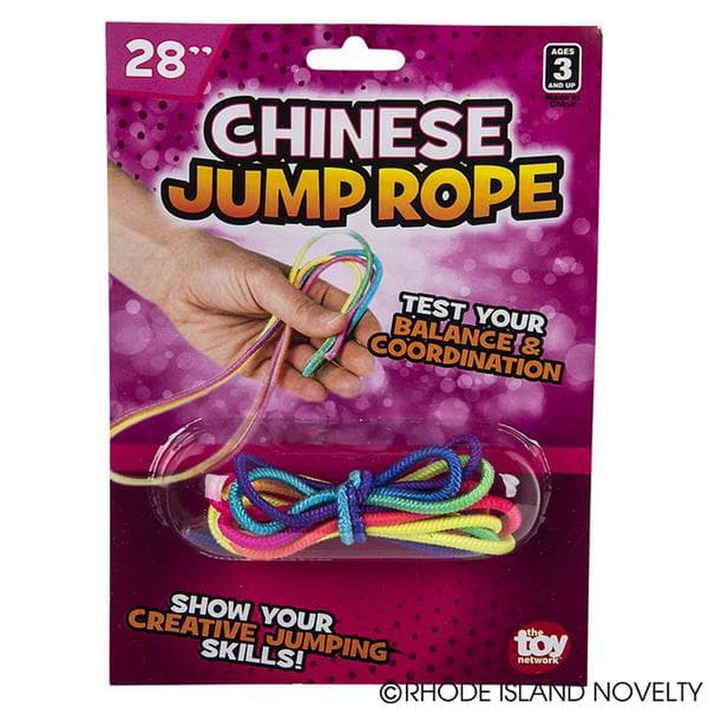 28 Pack Chinese Jump Ropes for Kids - Colorful Elastic Skipping Ropes for Outdoor Play, Gym Class & Exercise - Fun Fitness Game for School, Park & Backyard Activities