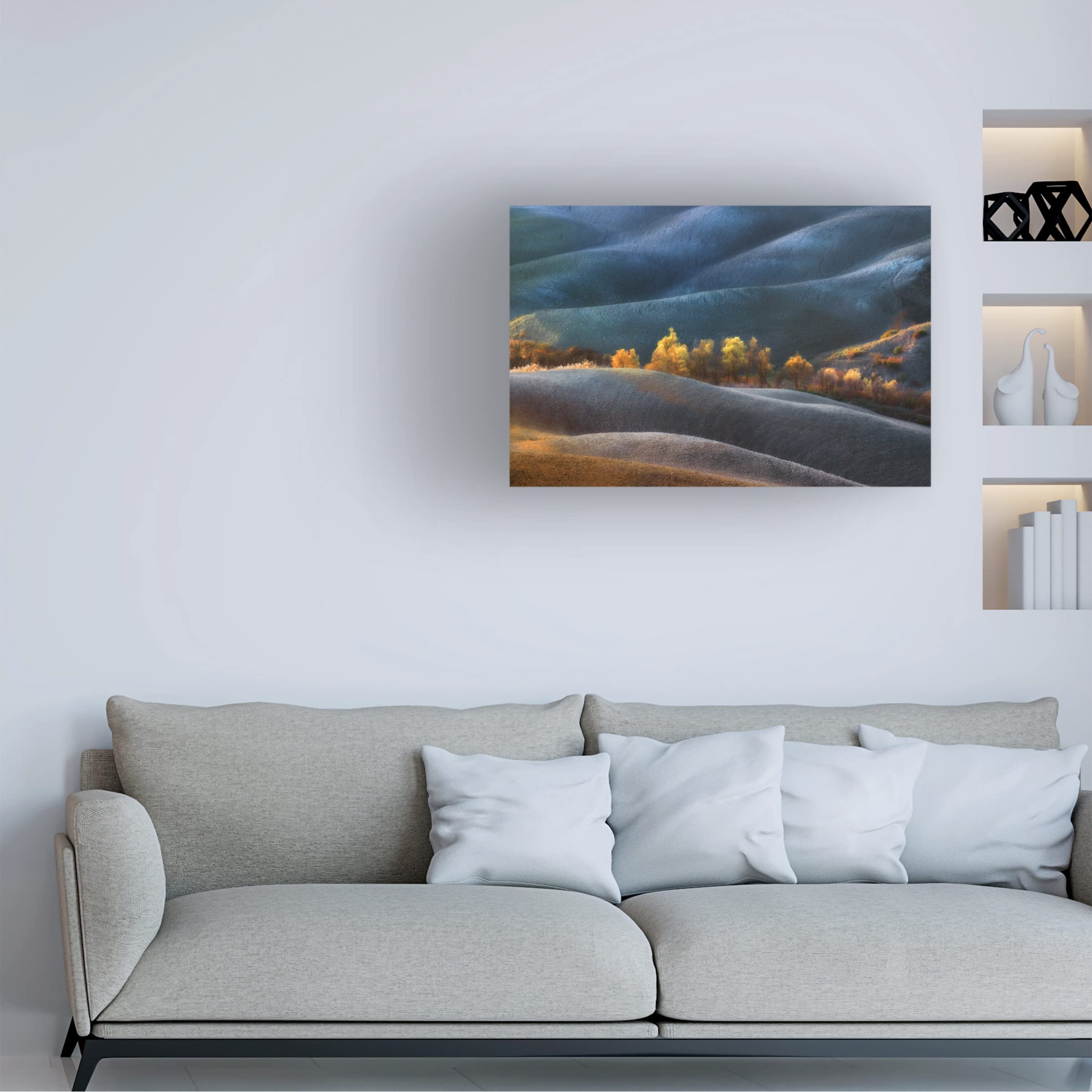 Trademark Fine Art 'Dreamland' Canvas Wall Art Print by Jure Kravanja - Modern Abstract Painting for Living Room, Bedroom & Office Decor